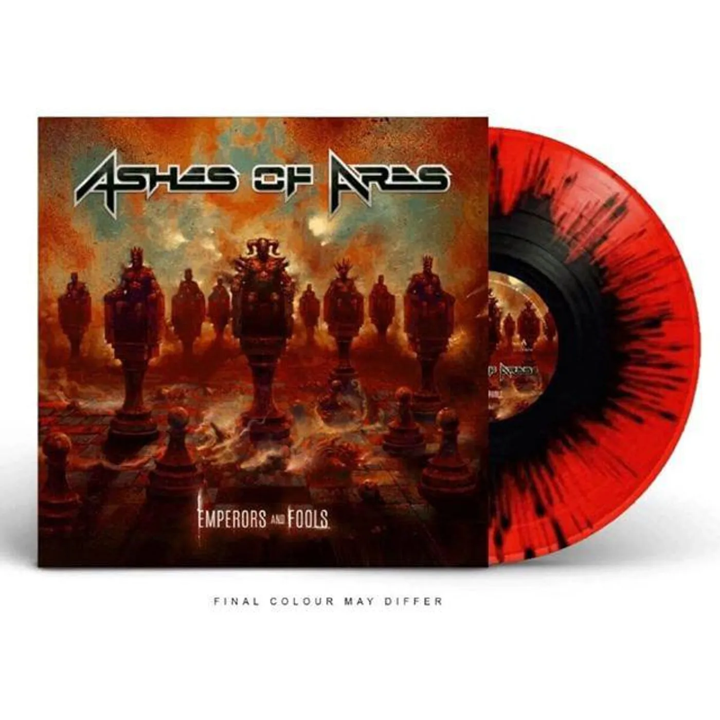 Ashes Of Ares EMPERORS & FOOLS (RED/BLACK SPLATTER) Vinyl Record