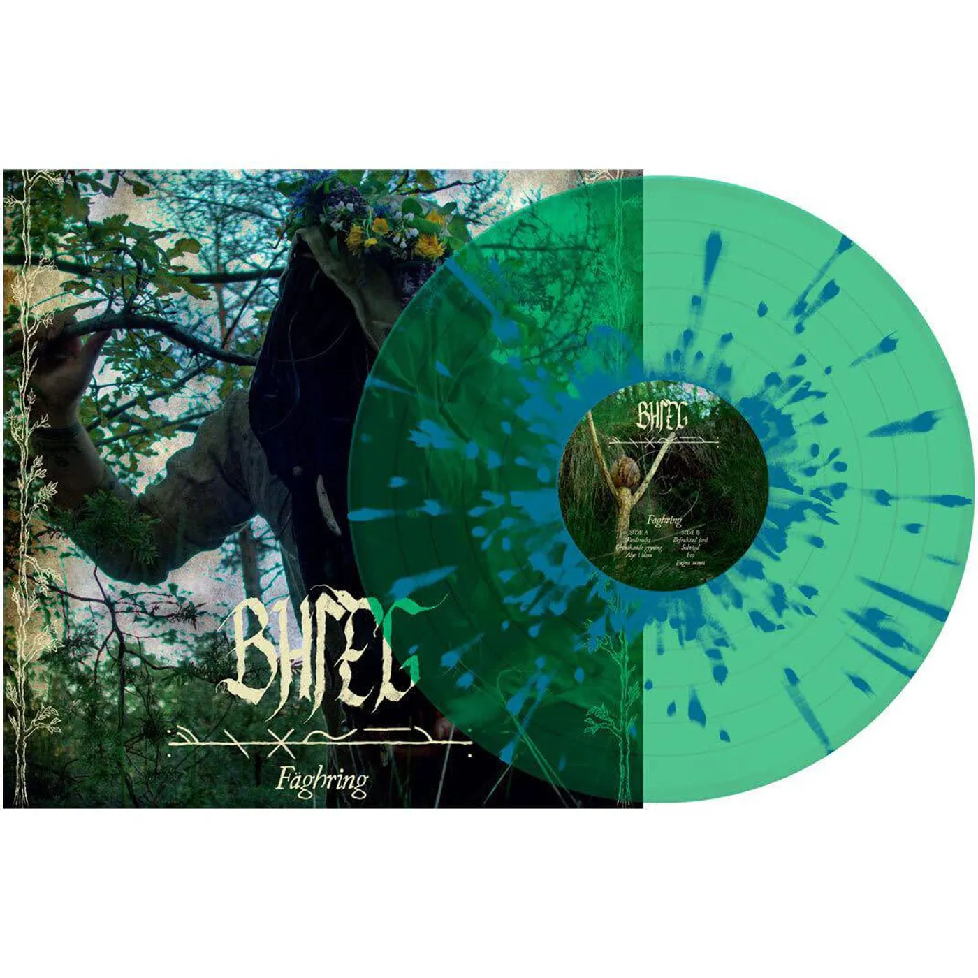 Bhleg Faghring (GREEN / BLUE SPLATTER) Vinyl Record
