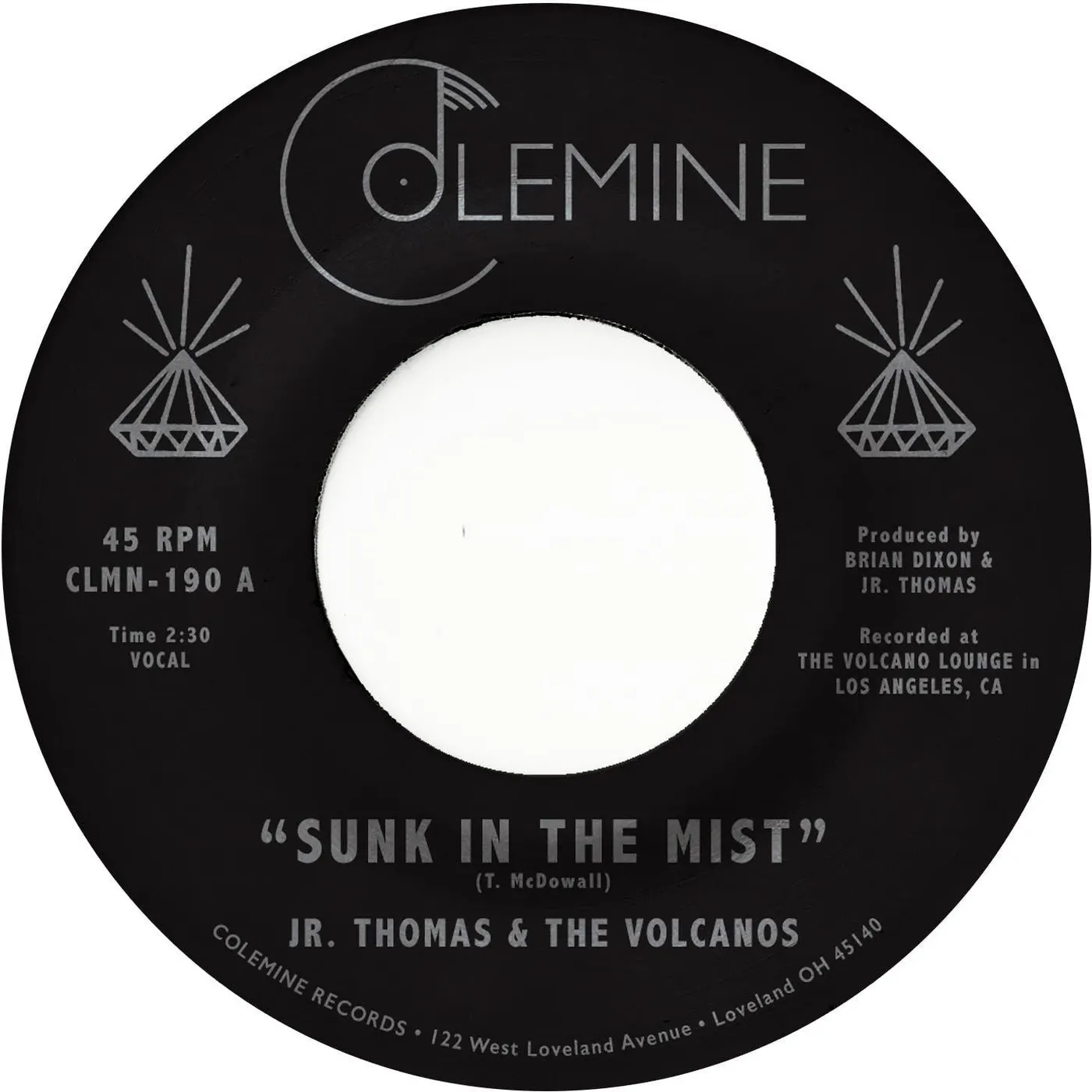Jr Thomas & The Volcanos SUNK IN THE MIST (CREAMCIRCLE) Vinyl Record
