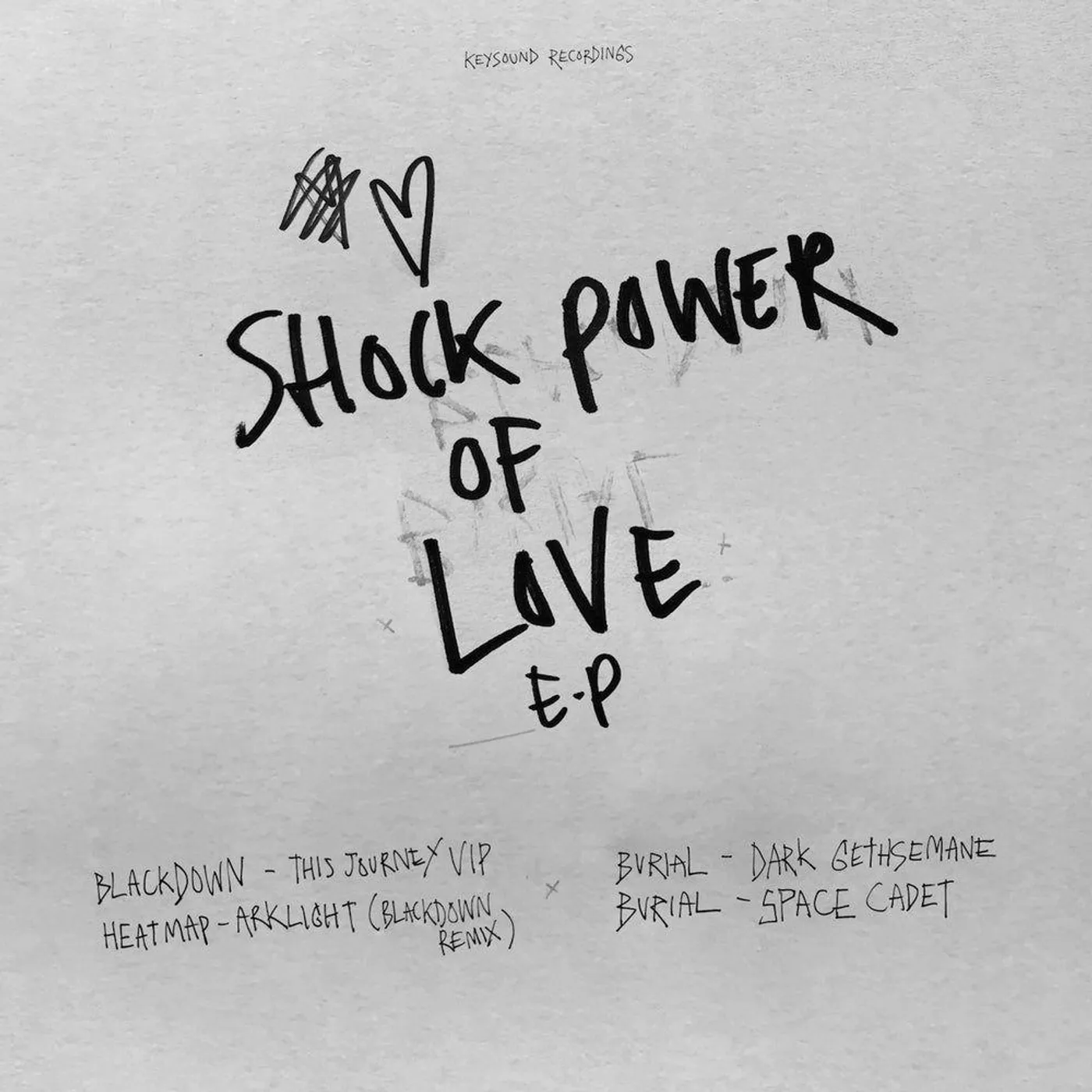 Burial / Blackdown / Heatmap SHOCK POWER OF LOVE Vinyl Record