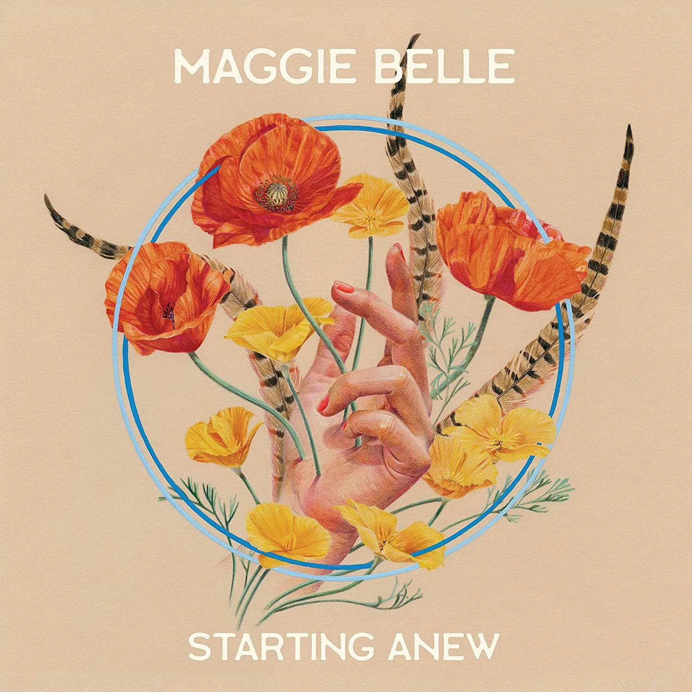 Maggie Belle Starting Anew (Teal) Vinyl Record