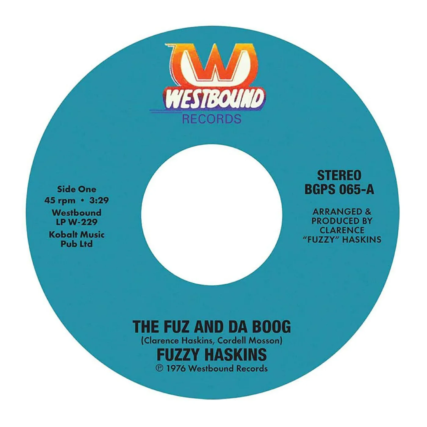 Fuzzy Haskins FUZ & DA BOOG / COOKIE JAR (ALT) Vinyl Record