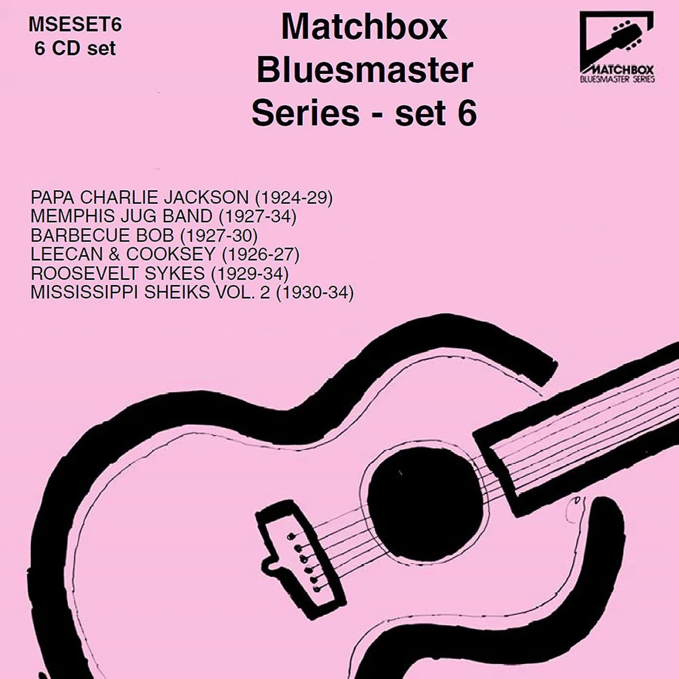 Various Artists  MATCHBOX BLUESMASTER SERIES, VOL. 6 CD
