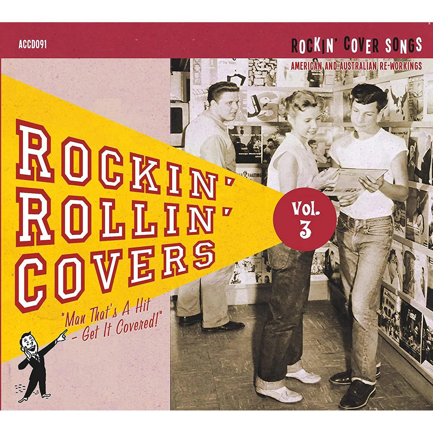 Various Artists  ROCKIN' ROLLIN' COVERS VOL. 3 CD
