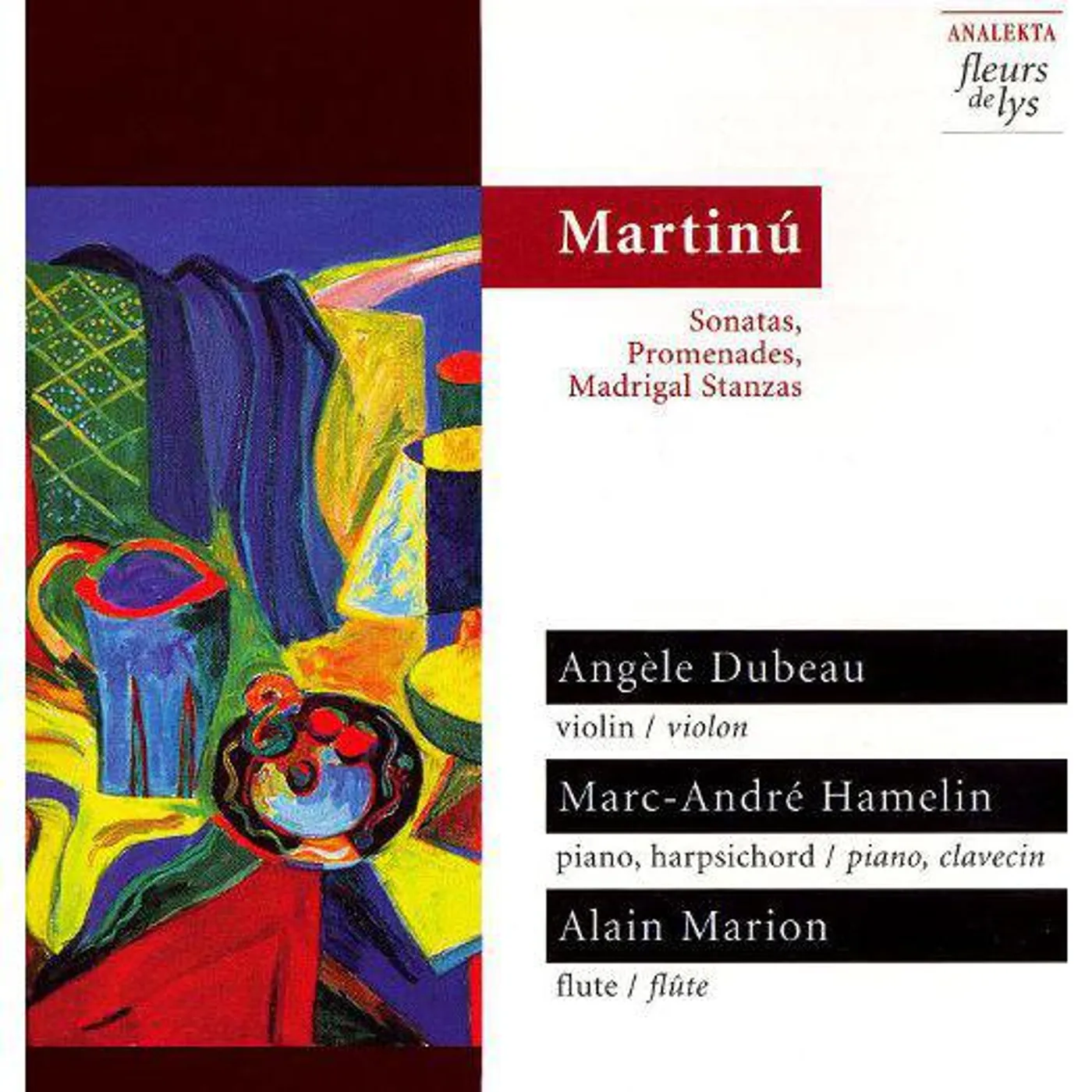Martinu / Dubeau / Hamelin Promenades CD