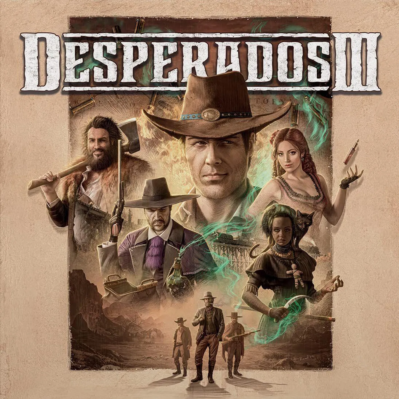 Filippo Beck Peccoz DESPERADOS III / O.G.S. (RED & BLACK SPLATTER) Vinyl Record