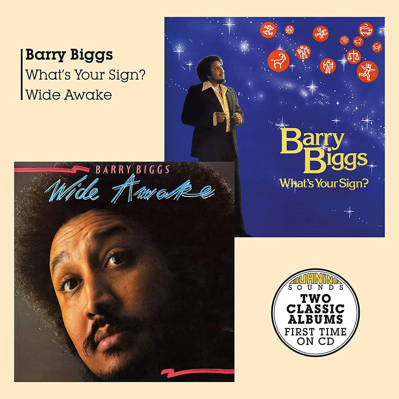 Barry Biggs What's Your Sign + Wide Awake CD