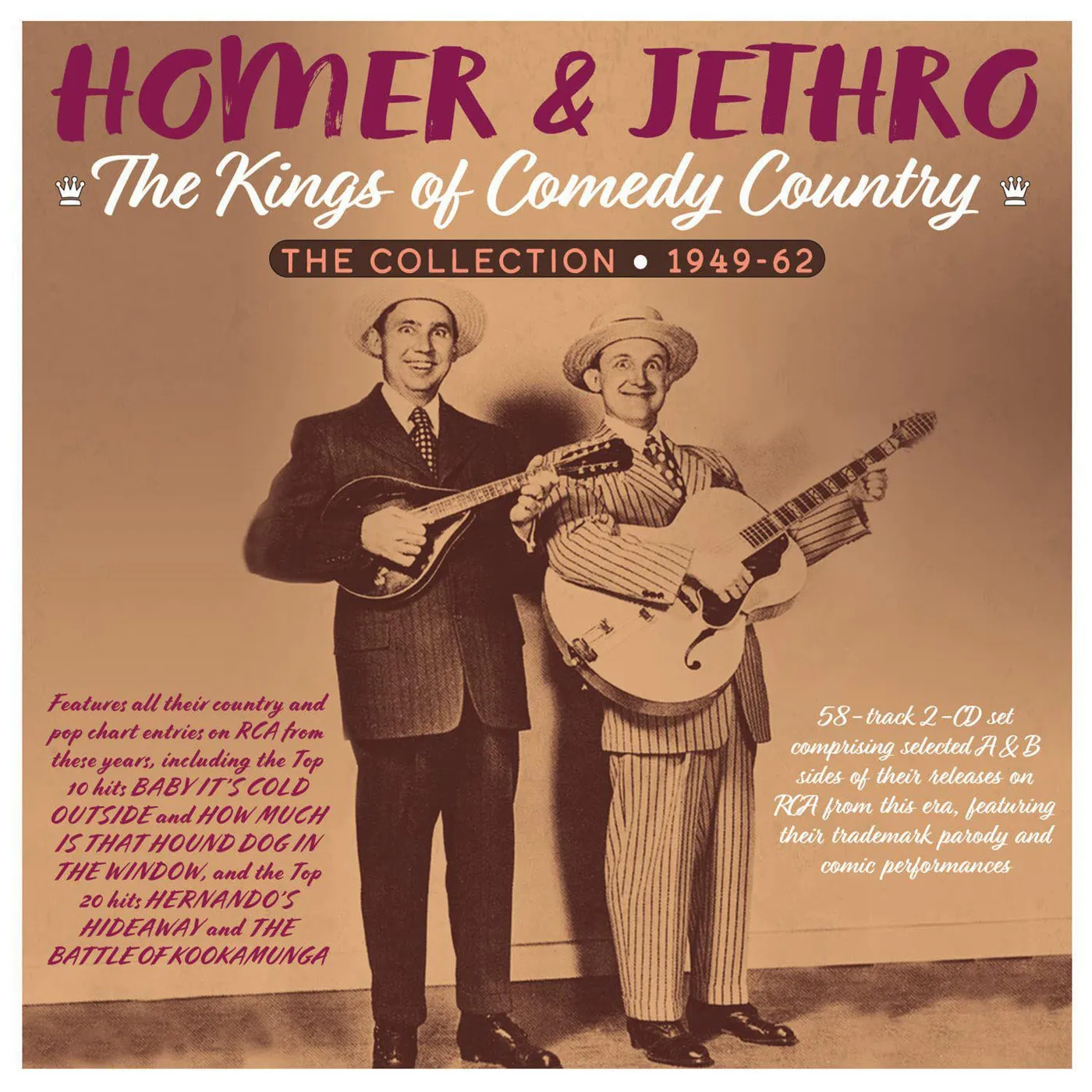 Homer & Jethro The Kings Of Comedy Country: The Collection 1949-62 CD
