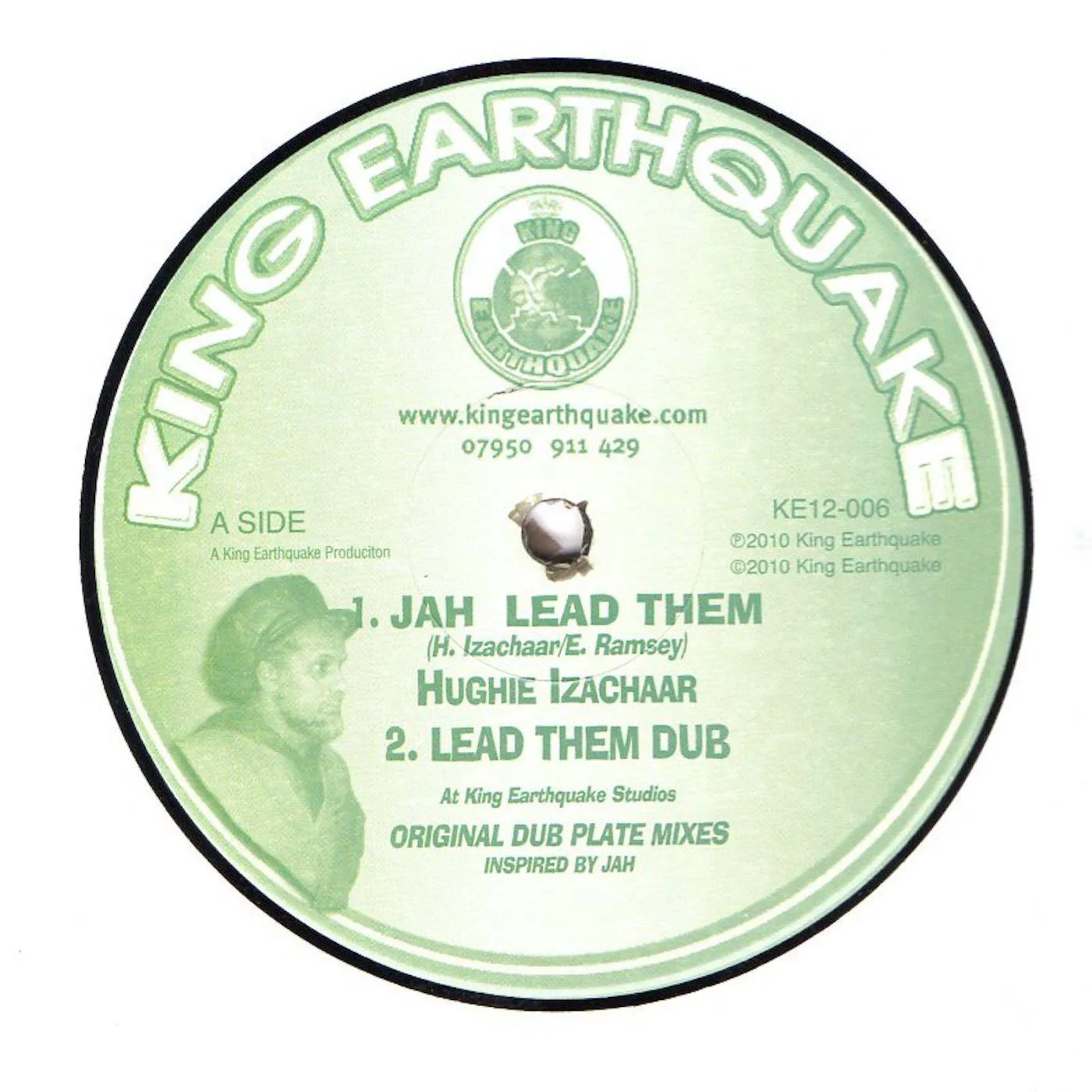 Hughie Izachaar JAH LEAD THEM / ROUGH ROAD Vinyl Record