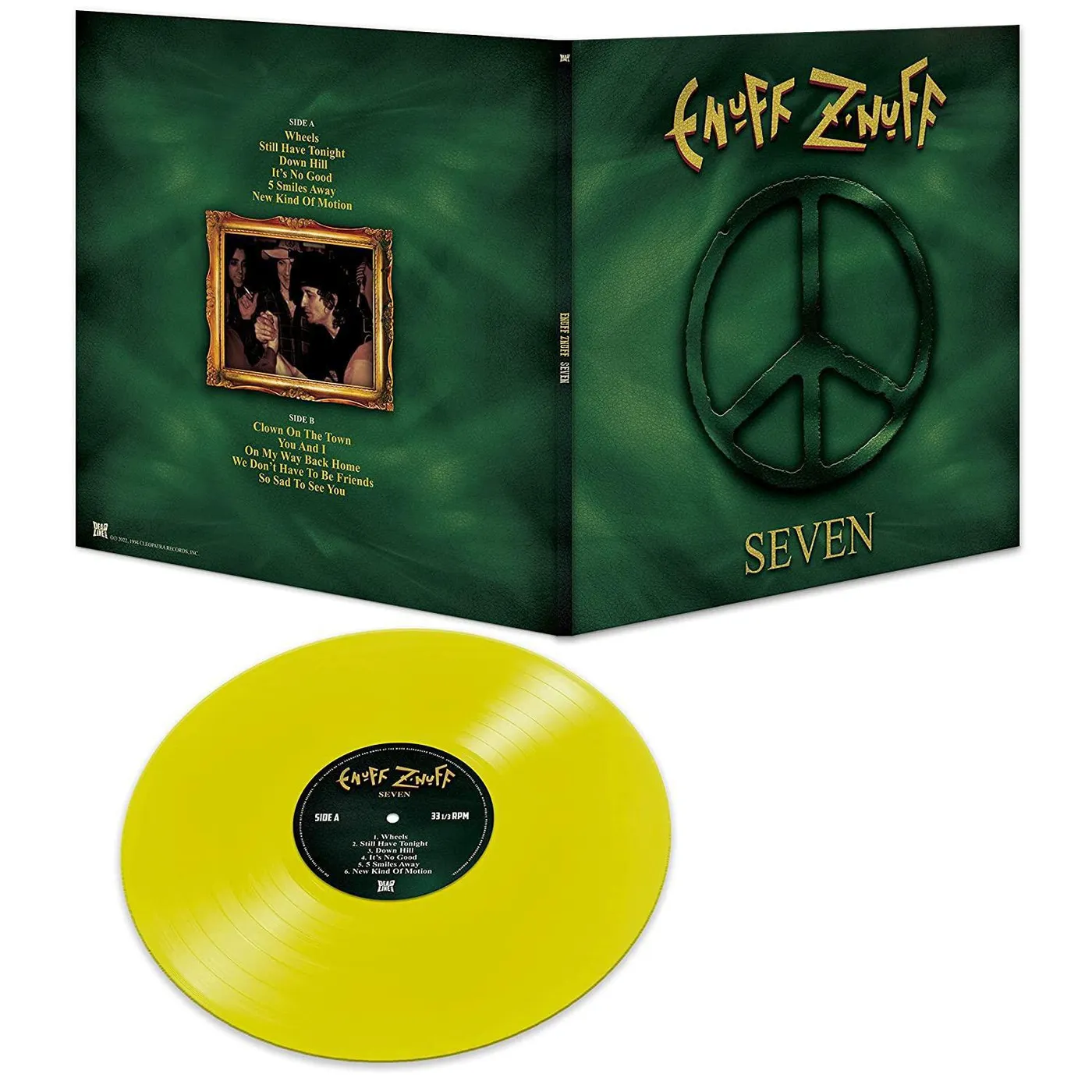 Enuff Z'Nuff Seven (Yellow) Vinyl Record