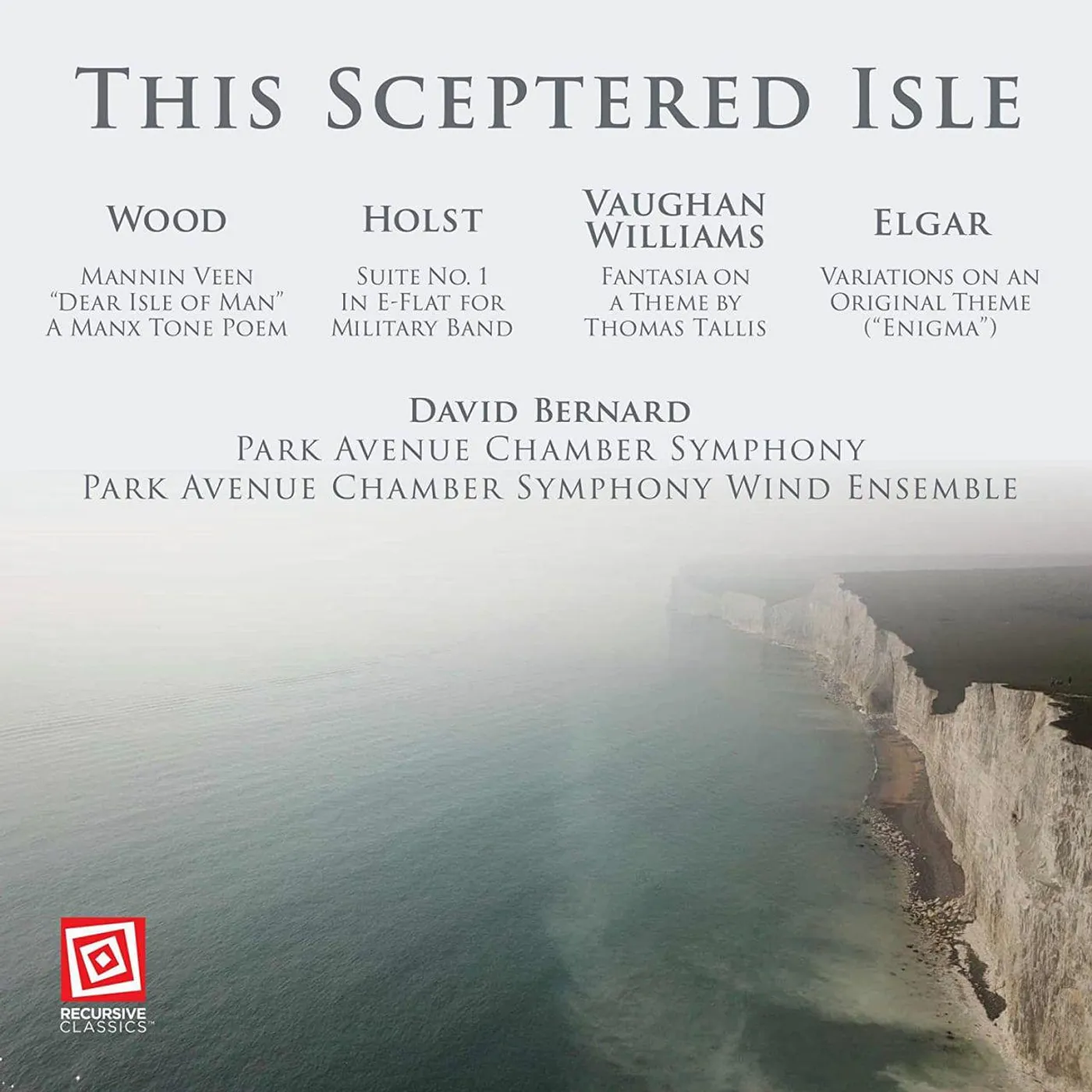 David Bernard THIS SCEPTERED ISLE: WOOD HOLST VAUGHAN WILLIAMS CD