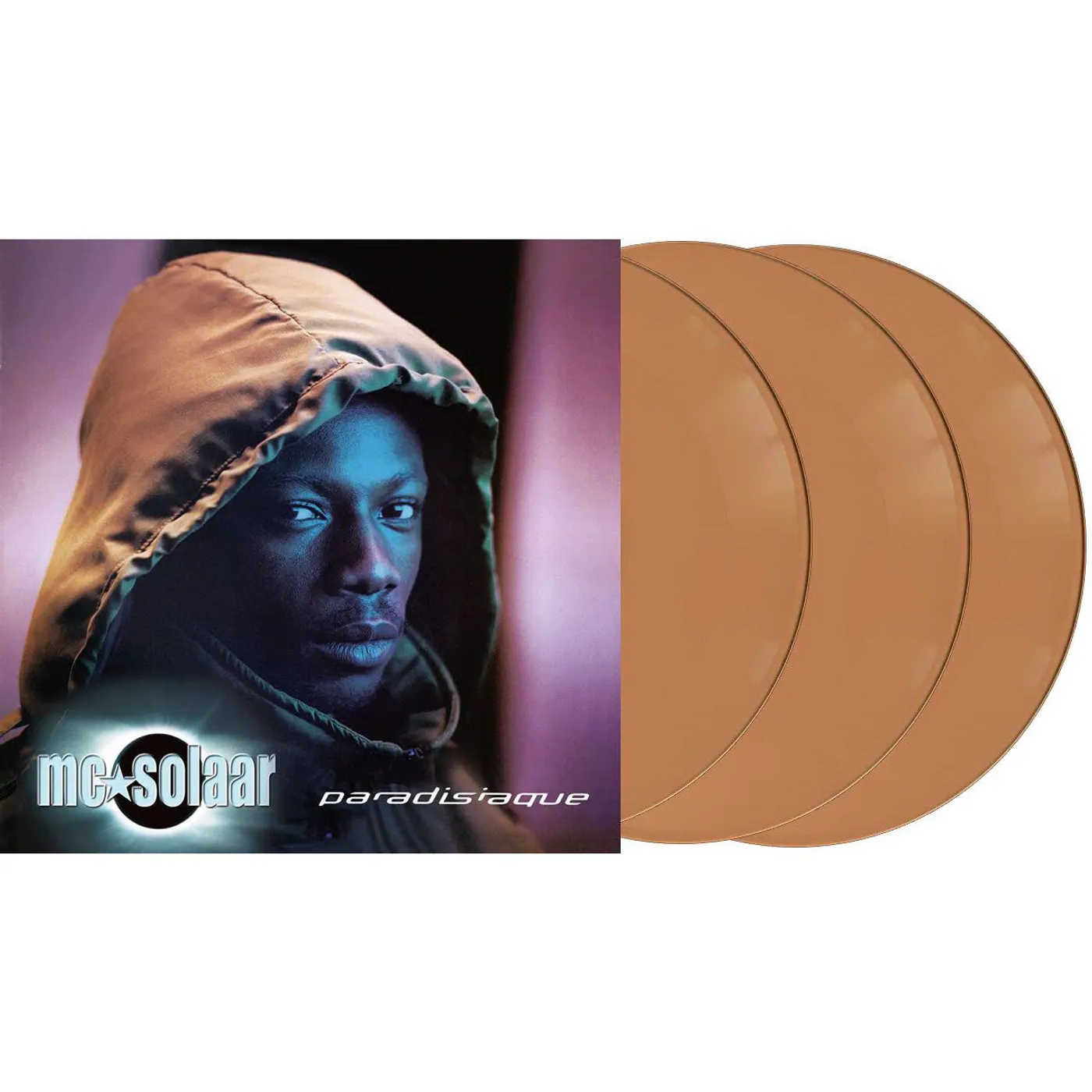 MC Solaar PARADISIAQUE(3LP/BEIGE VINYL) Vinyl Record