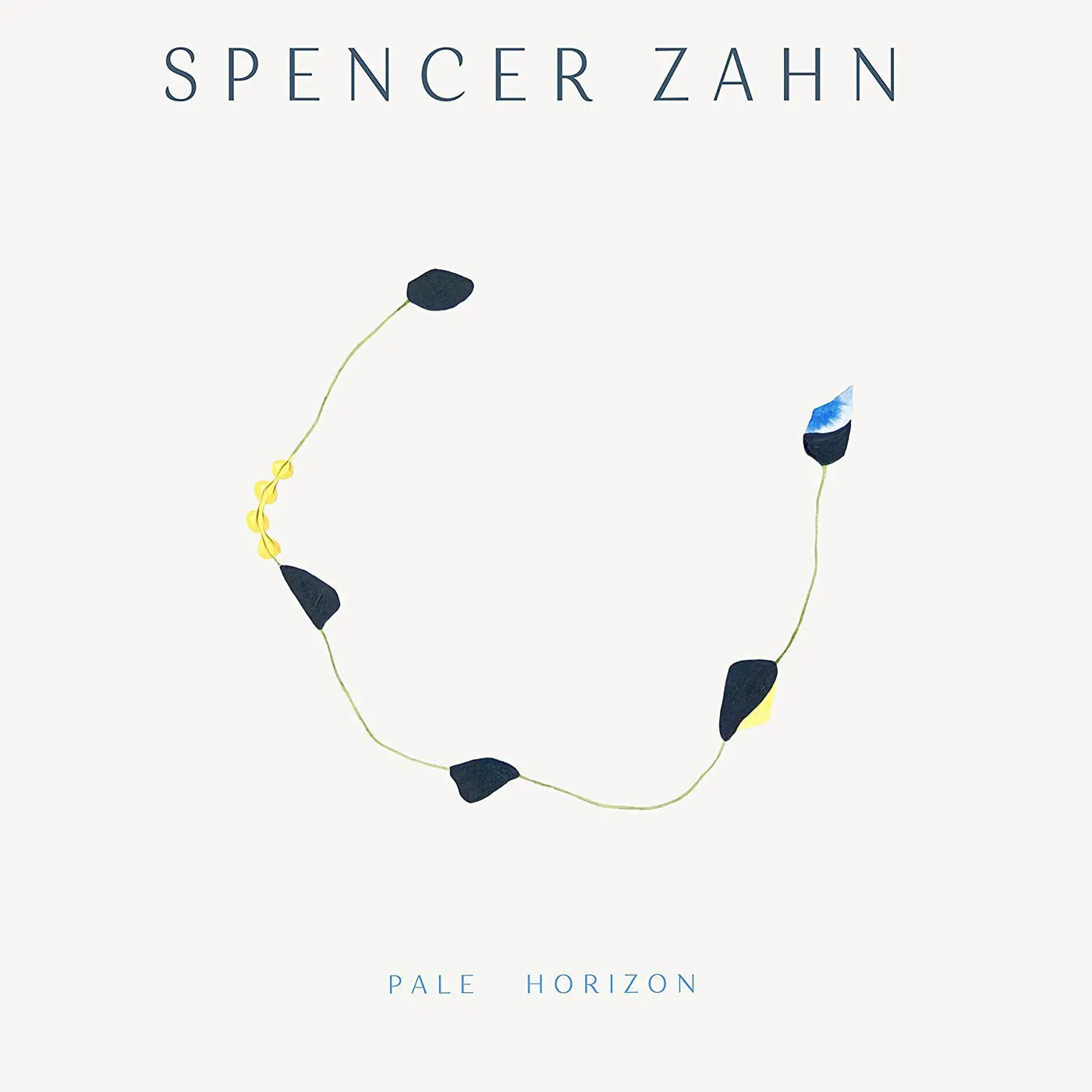 Spencer Zahn PALE HORIZON (WHITE TEAL & BEIGE) Vinyl Record