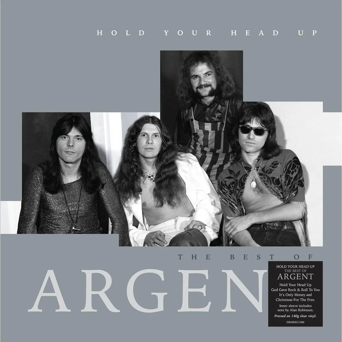 Argent Hold Your Head Up: The Best Of Vinyl Record