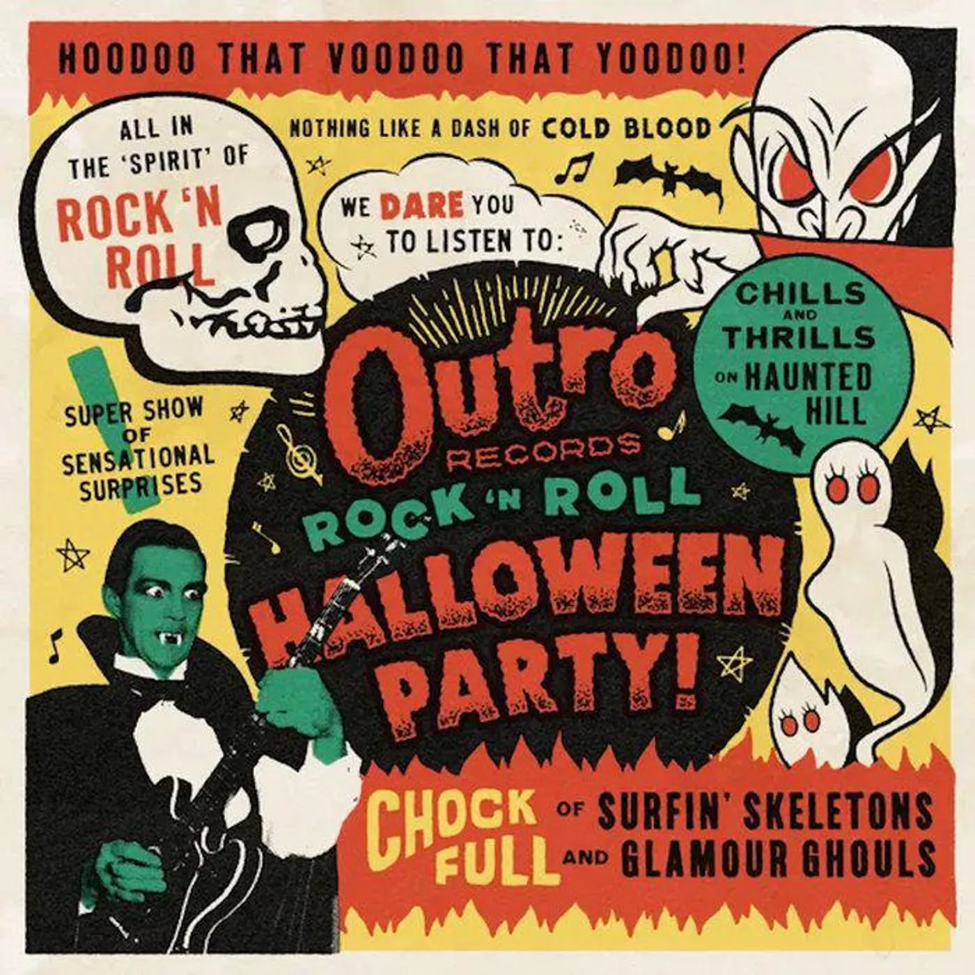 ROCK 'N ROLL HALLOWEEN PARTY / VARIOUS Vinyl Record
