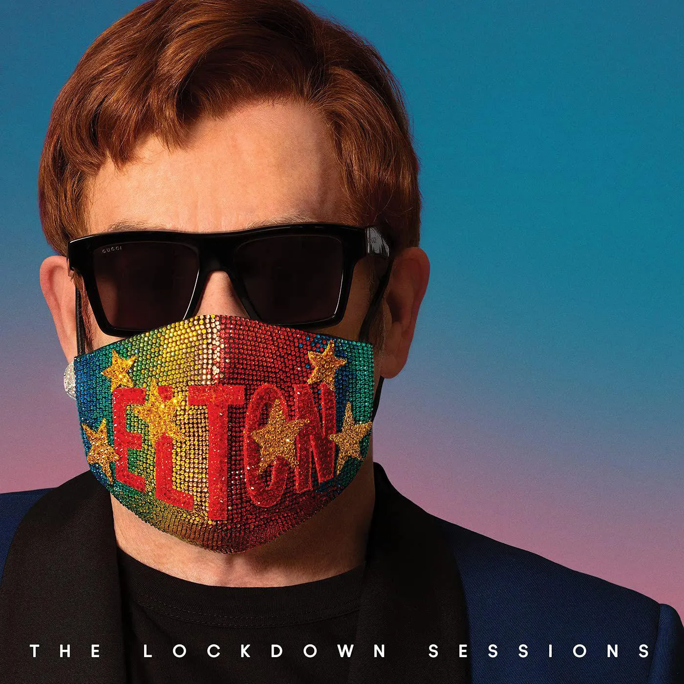 Elton John Lockdown Sessions (Blue/2LP) Vinyl Record