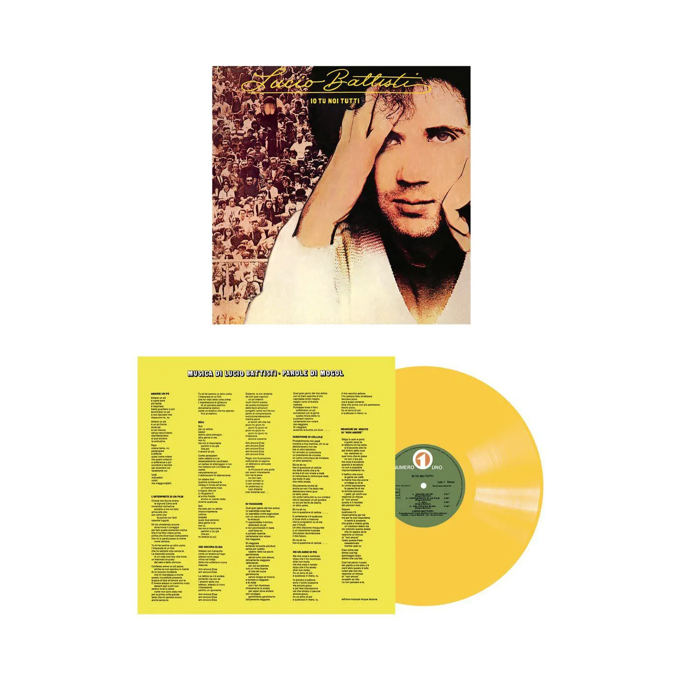 Lucio Battisti Io Tu Noi Tutti Vinyl Record