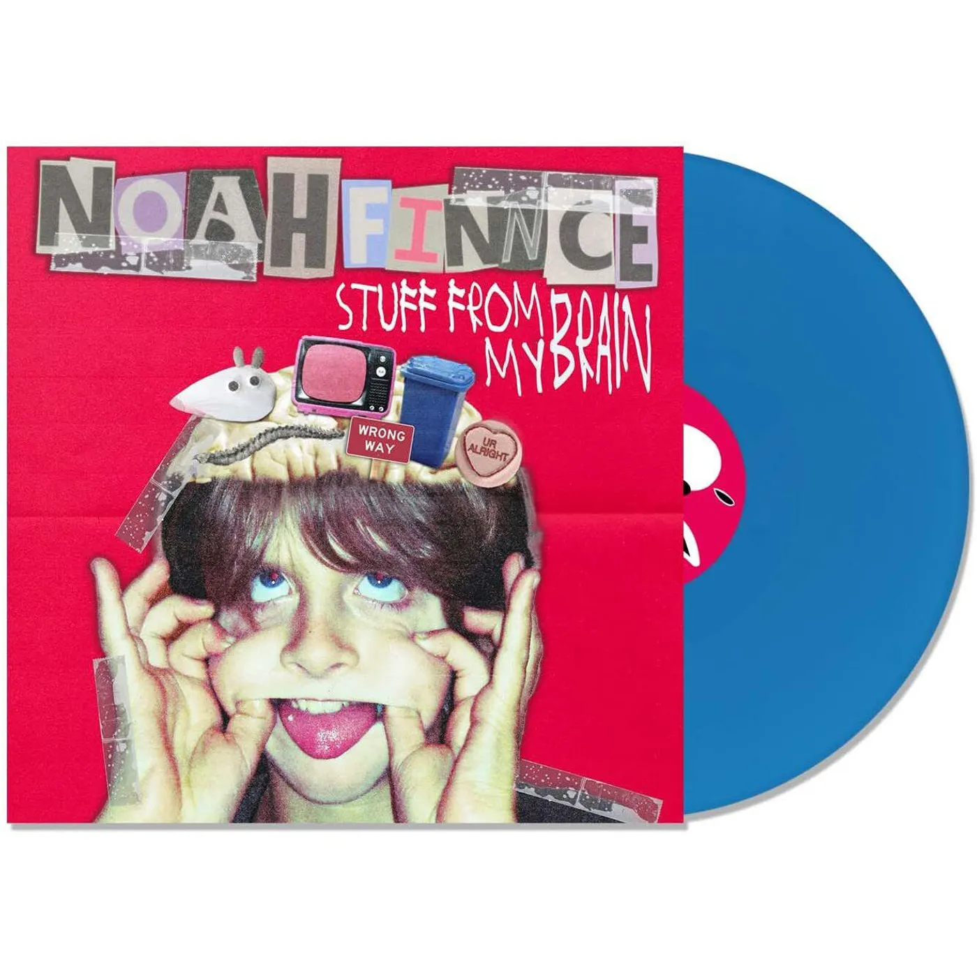 NOAHFINNCE STUFF FROM MY BRAIN / MY BRAIN AFTER THERAPY (Blue Vinyl Record)