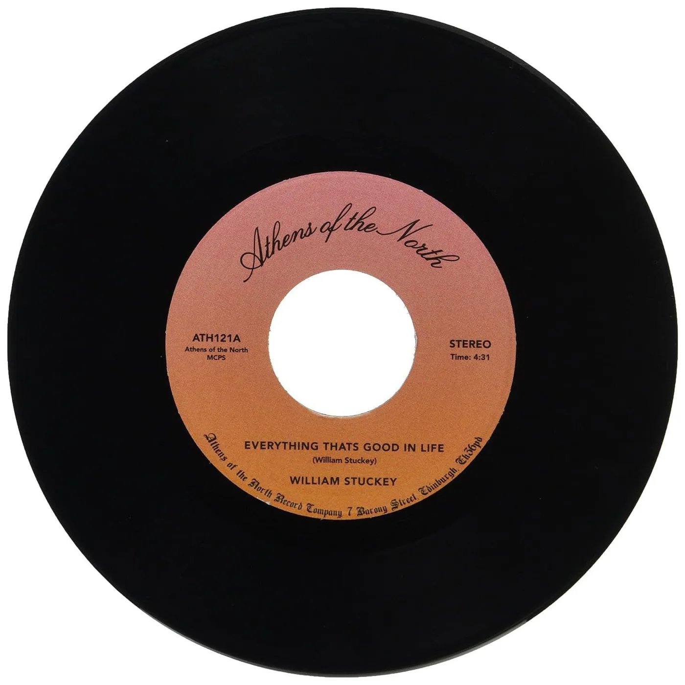 William Stuckey EVERYTHING THAT'S GOOD IN LIFE Vinyl Record