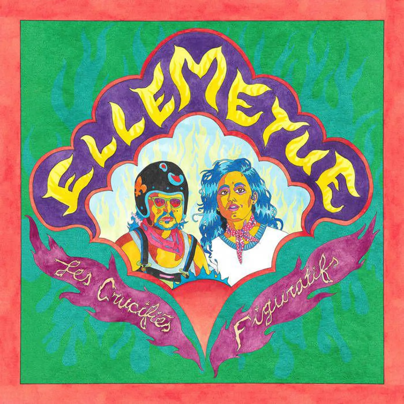 Ellemetue  Les Crucifies Figuratifs Vinyl Record