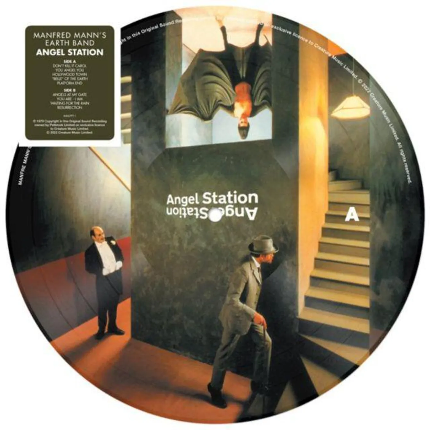 Manfred Mann's Earth Band Angel Station Vinyl Record