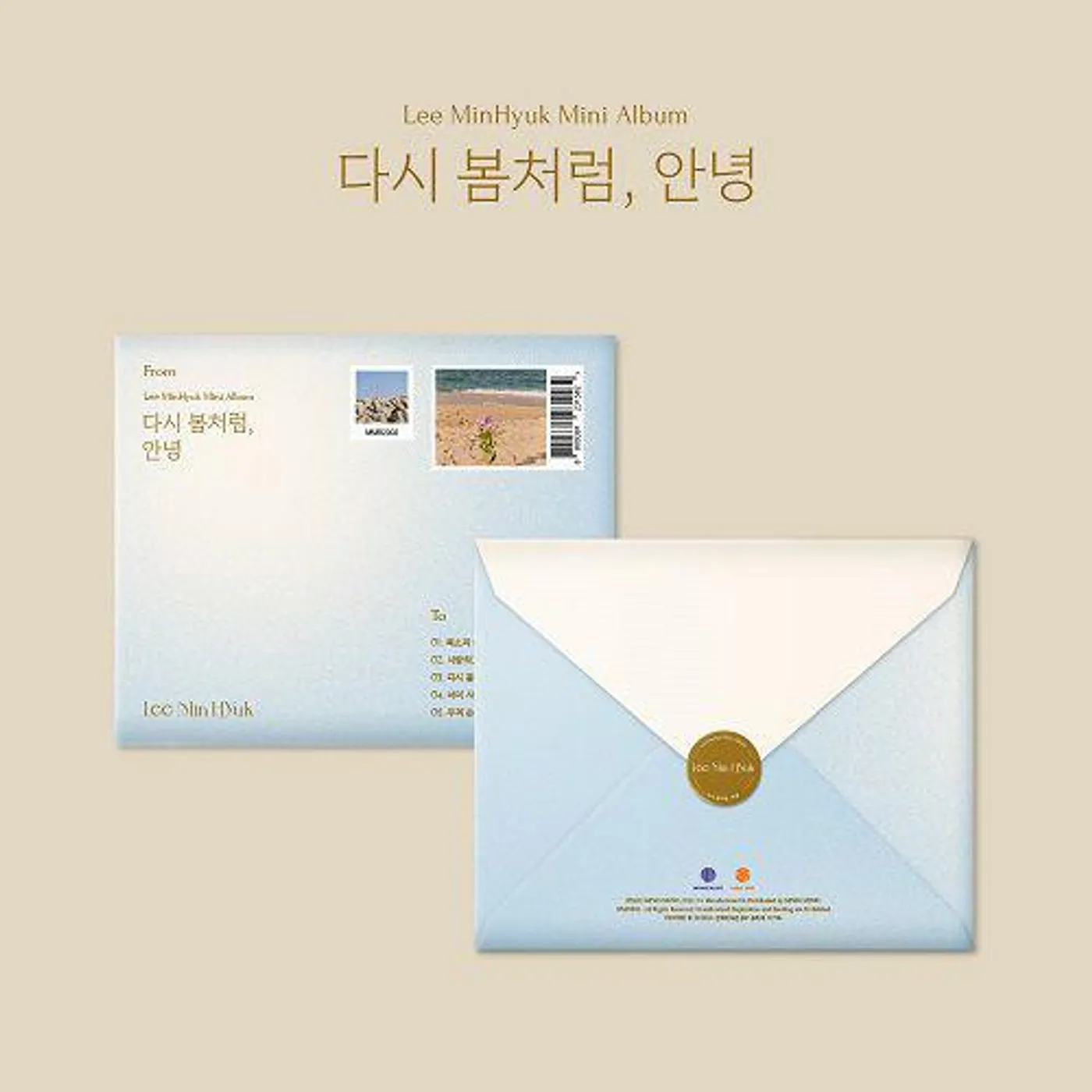 Lee MinHyuk AGAIN LIKE SPRING BYE CD