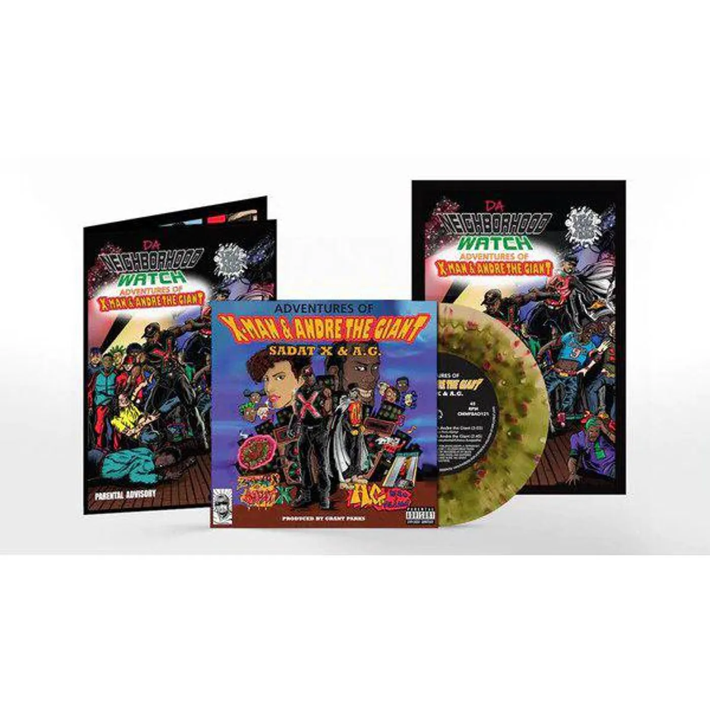 Sadat X & A.G. ADVENTURES OF X-MAN & ANDRE THE GIANT Vinyl Record