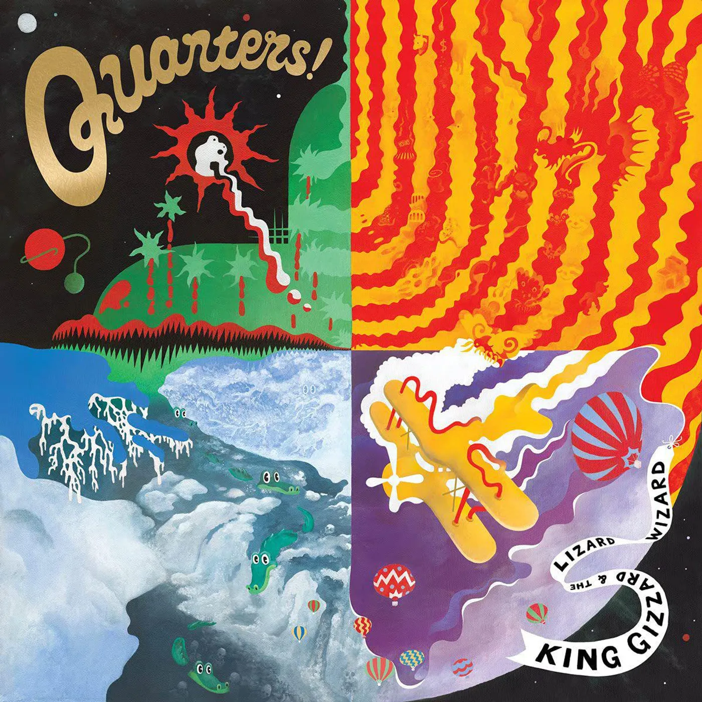 King Gizzard & The Lizard Wizard Quarters Vinyl Record