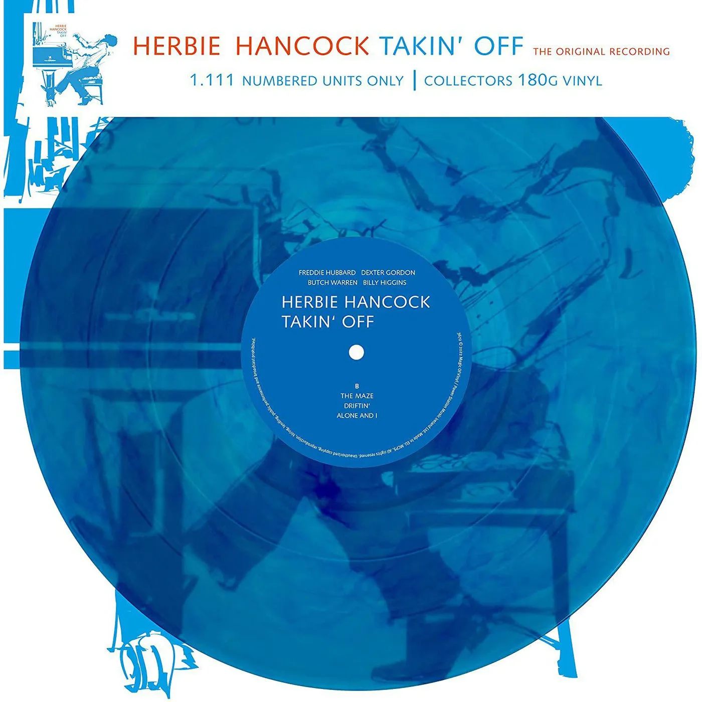 Herbie Hancock Takin' Off - The Original Debut Recording (Marbled) Vinyl Record