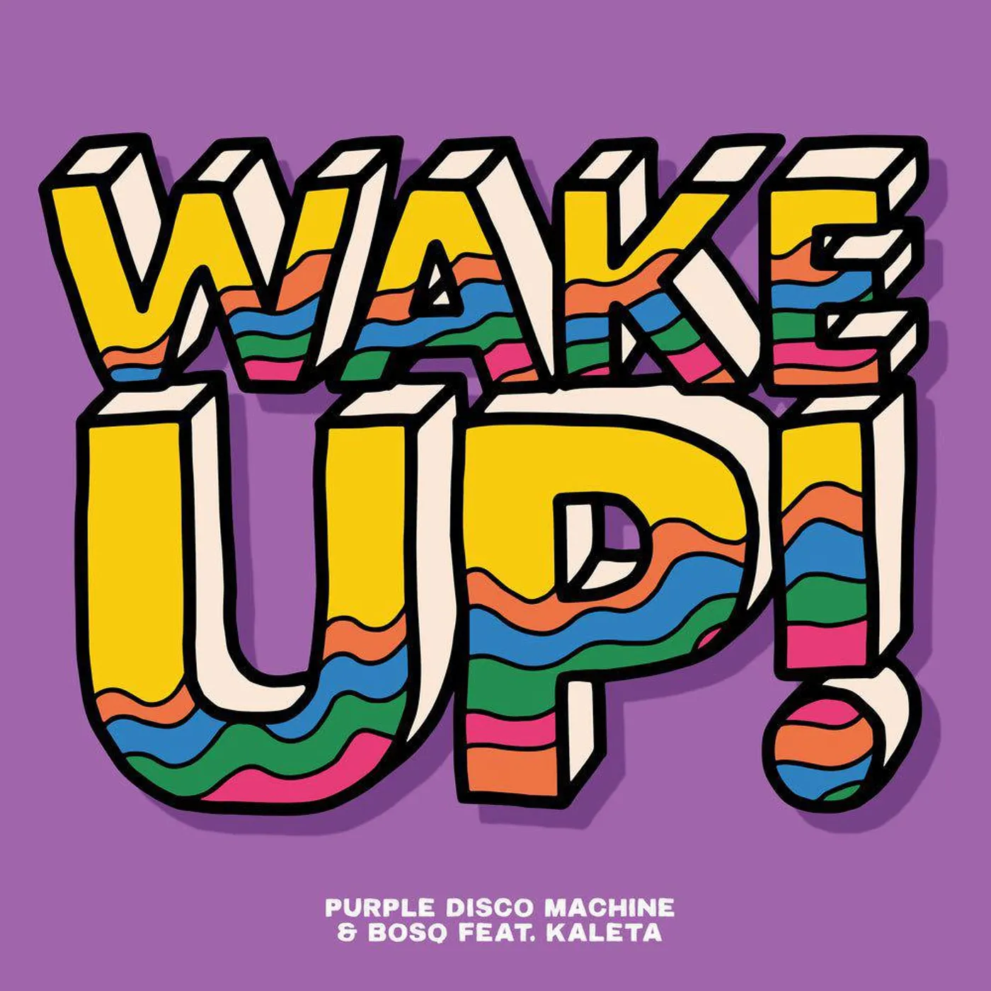 Purple Disco Machine / Bosq WAKE UP Vinyl Record