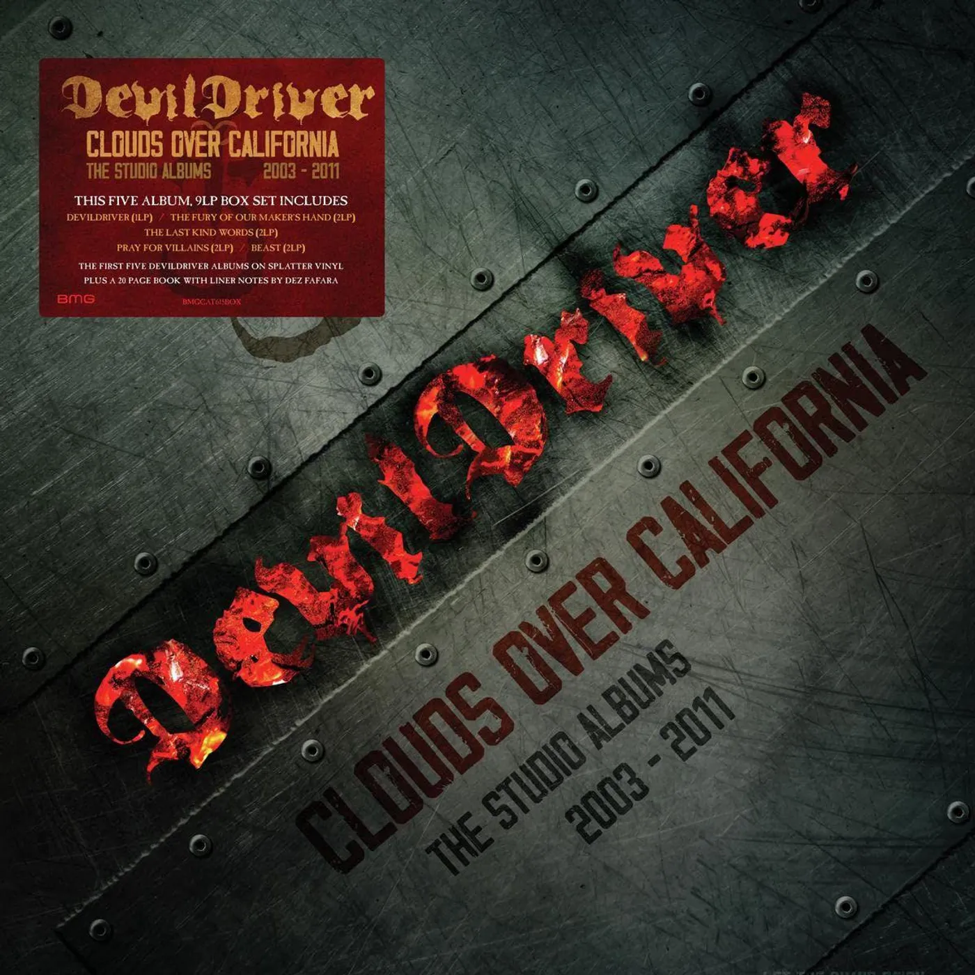 DevilDriver Clouds Over California: Studio Albums 2003-2011 Vinyl Record