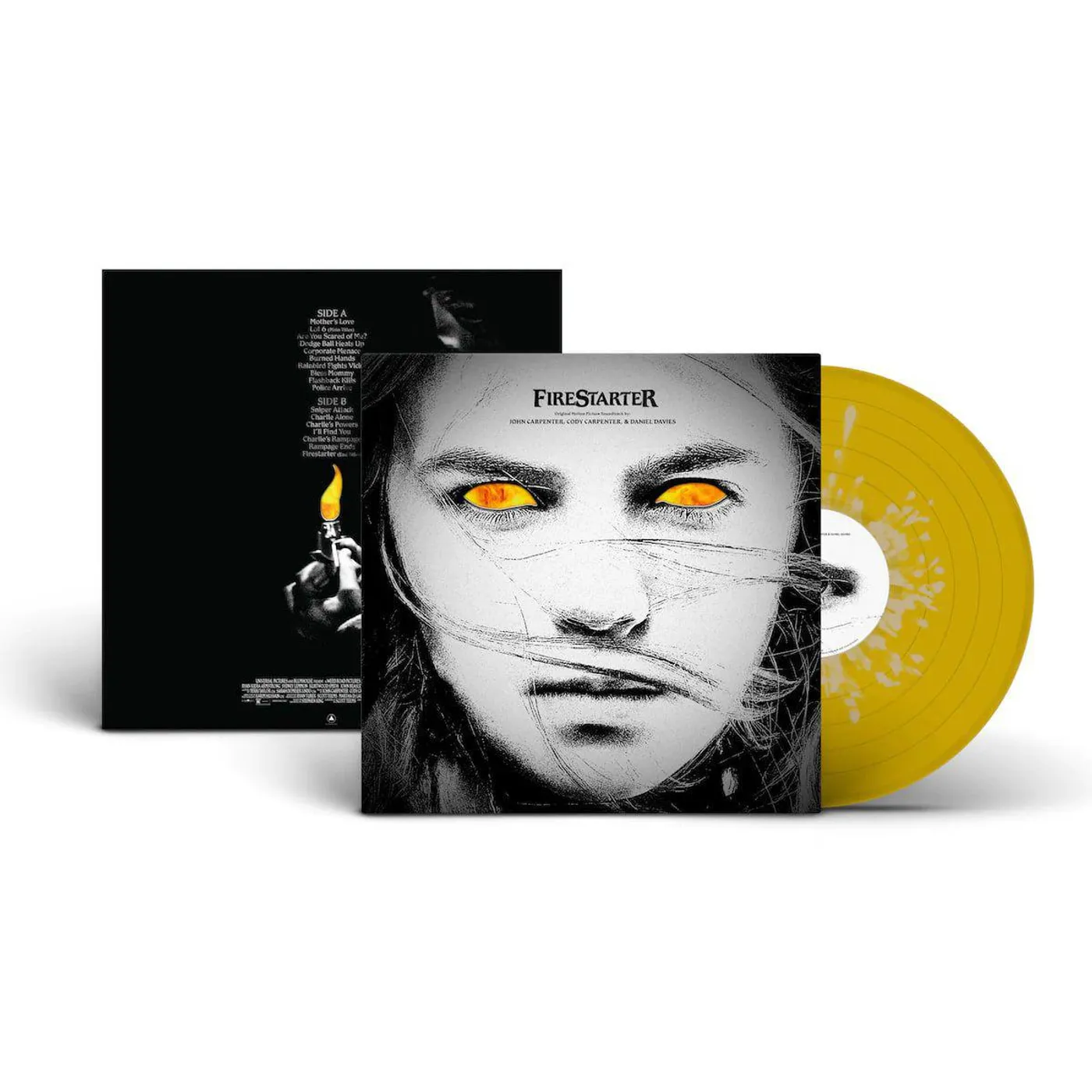 John Carpenter Firestarter OST (Yellow, White) Vinyl Record