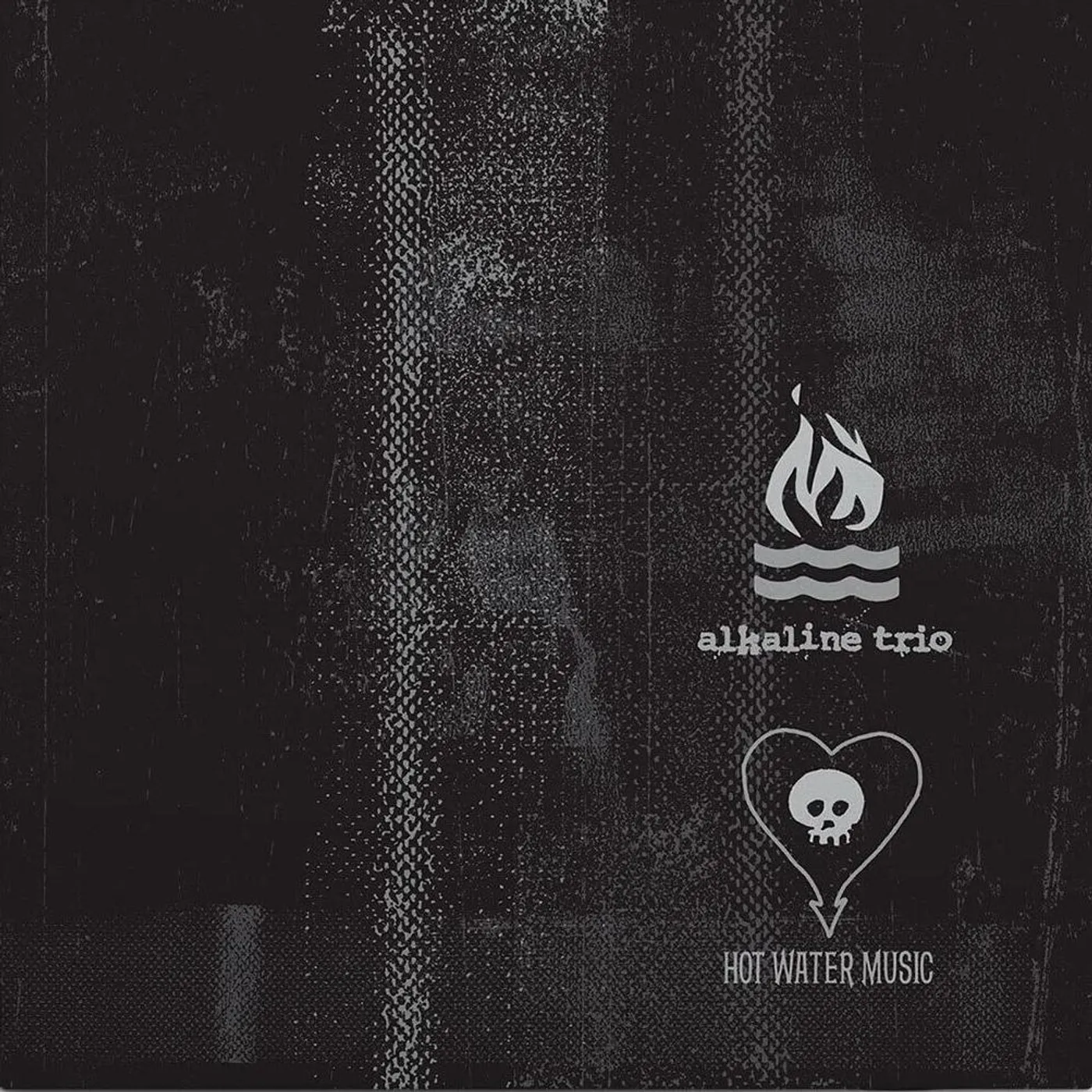Alkaline Trio / Hot Water Music Split (Anniv. Ed.) - Silver Vinyl Record