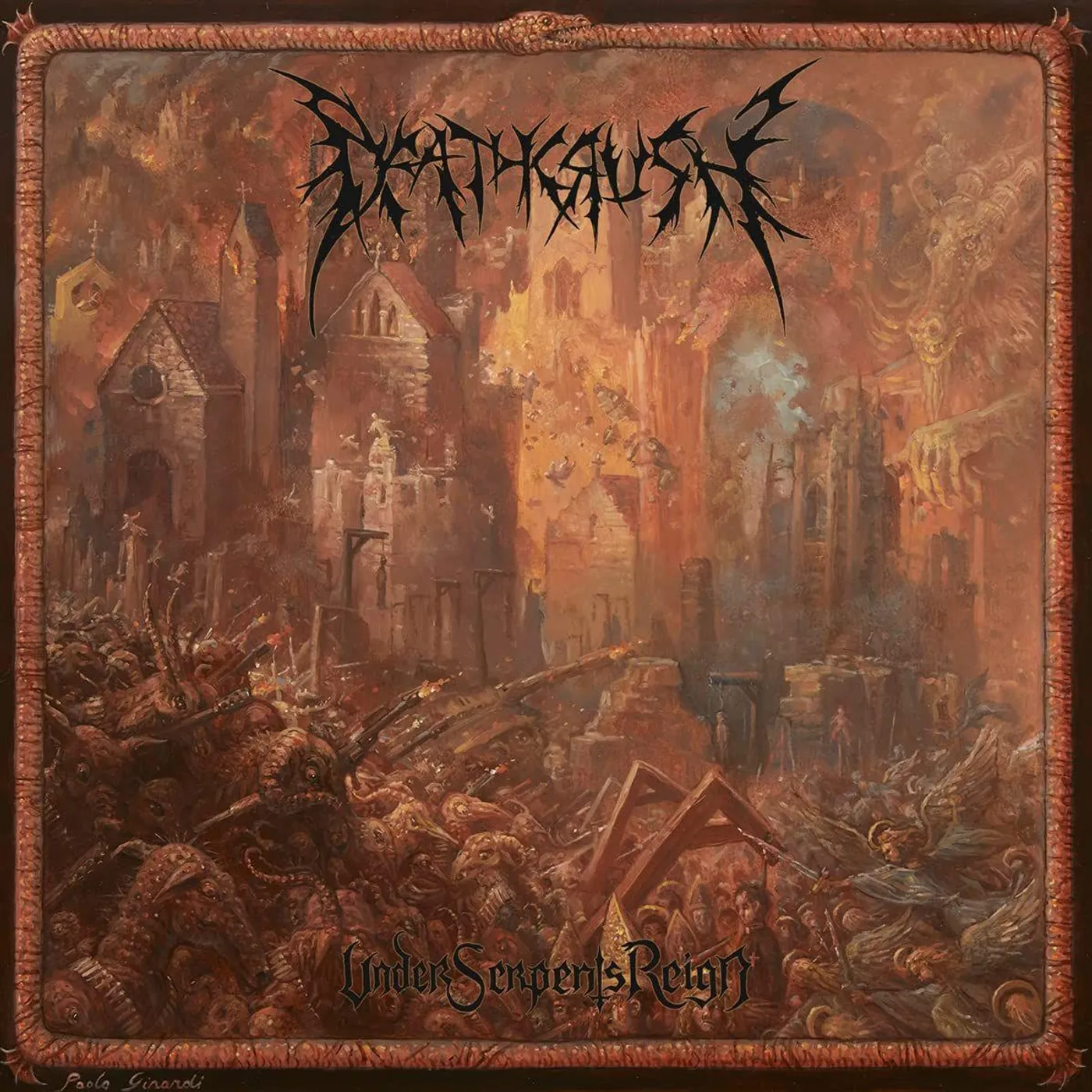 Deathcrush UNDER SERPENTS REIGN Vinyl Record