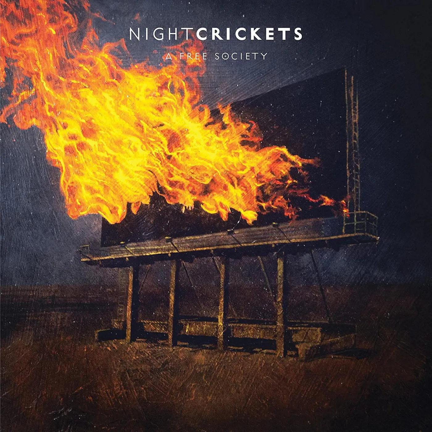 Night Crickets Free Society Vinyl Record
