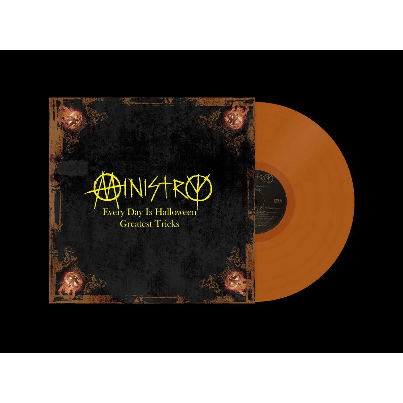 Ministry Every Day Is Halloween - Greatest Tricks - Orange Vinyl Record