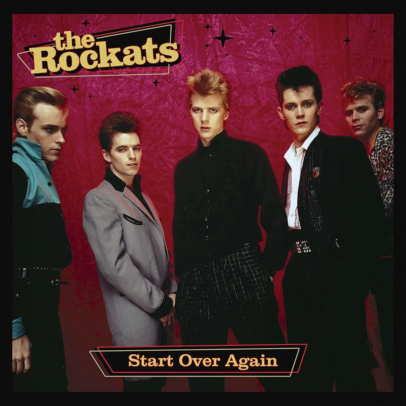 The Rockats START OVER AGAIN - RED MARBLE Vinyl Record