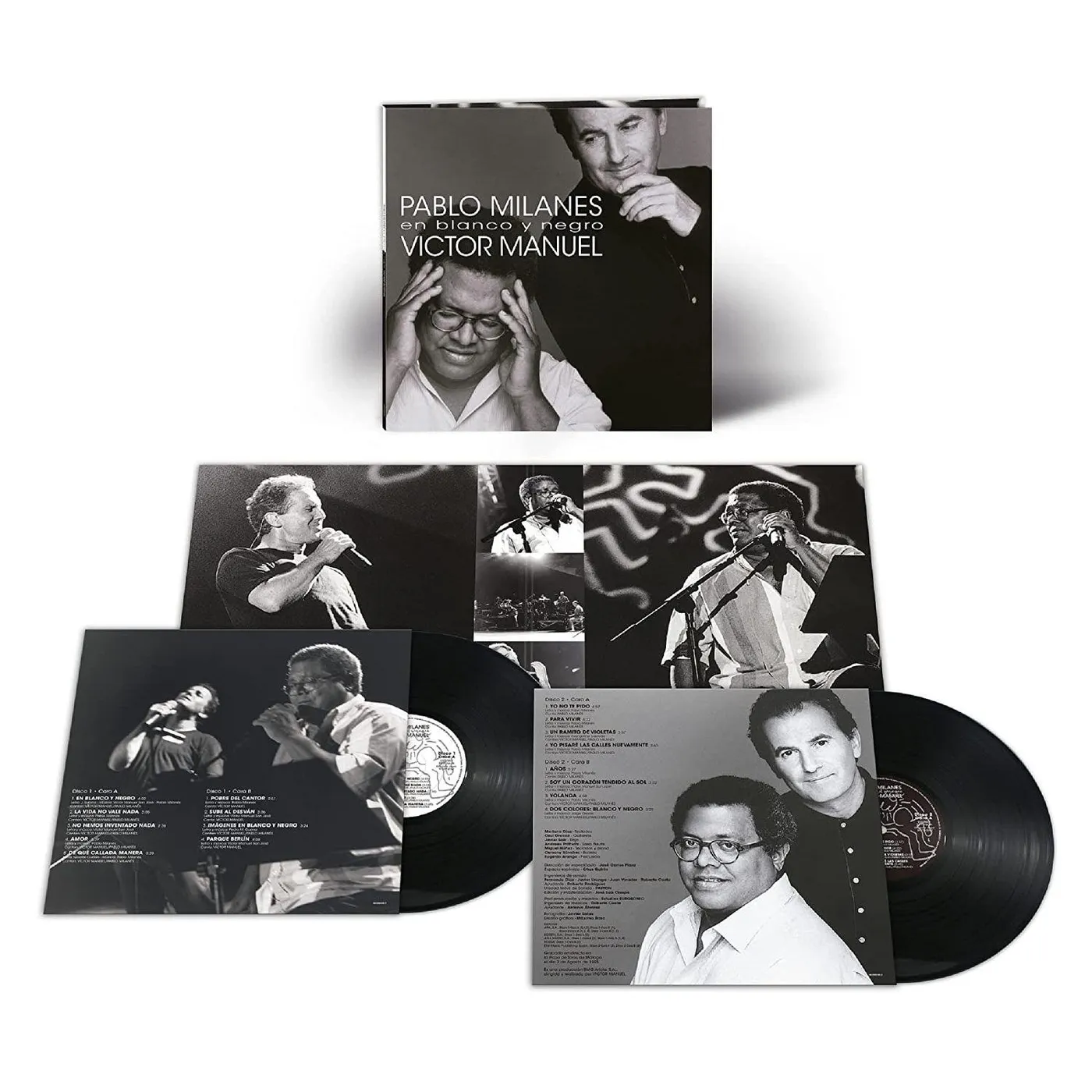 Pablo Milanes / Victor Manuel EN BLANCO Y NEGRO Vinyl Record