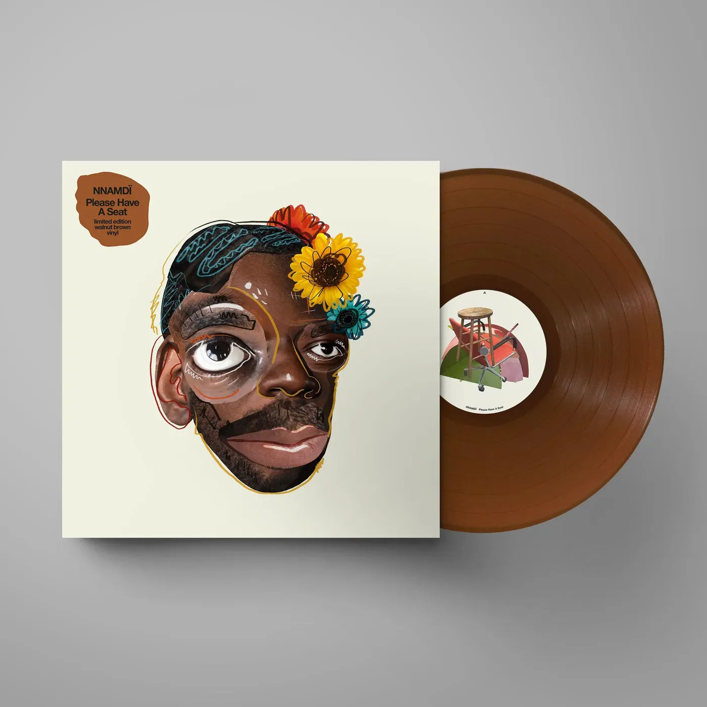 NNAMDÏ Please Have A Seat - Walnut Brown Vinyl Record