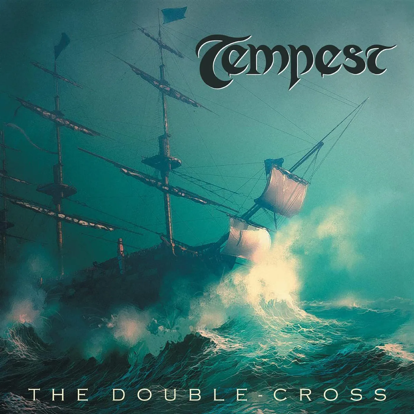 Tempest Double-Cross - Aqua Marble Vinyl Record