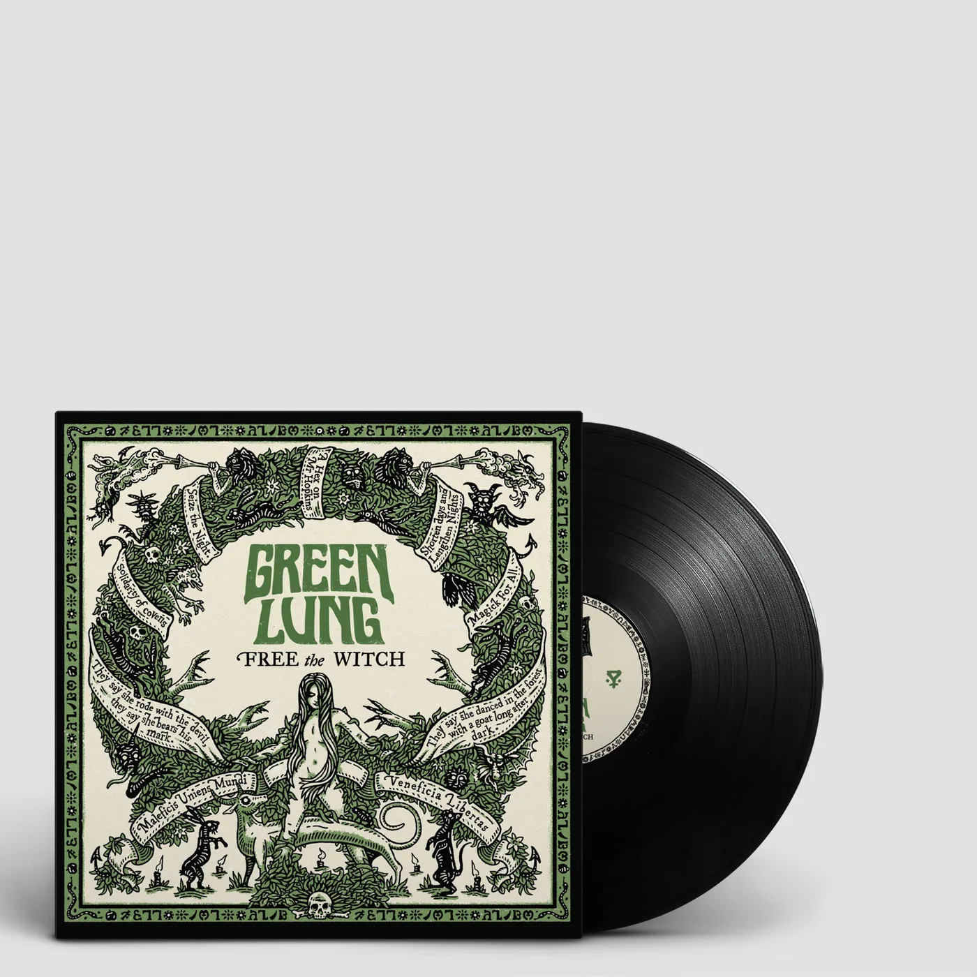 Green Lung FREE THE WITCH Vinyl Record