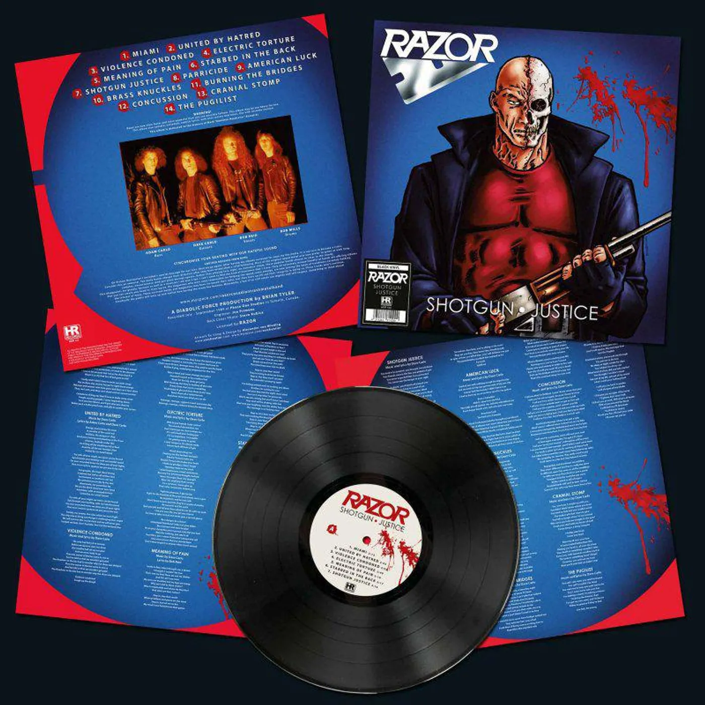Razor Shotgun Justice LP (Vinyl)