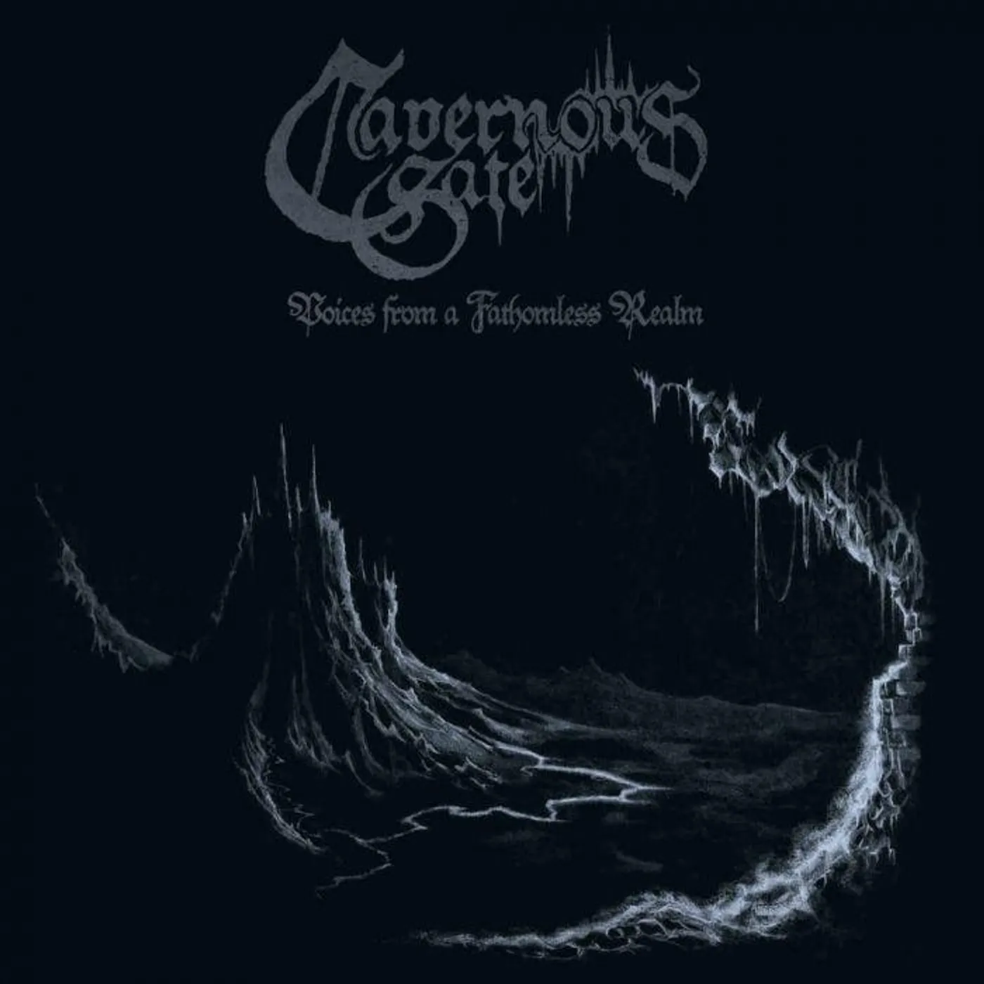 Cavernous Gate VOICES FROM A FATHOMLESS REALM - CRYSTAL CLEAR Vinyl Record