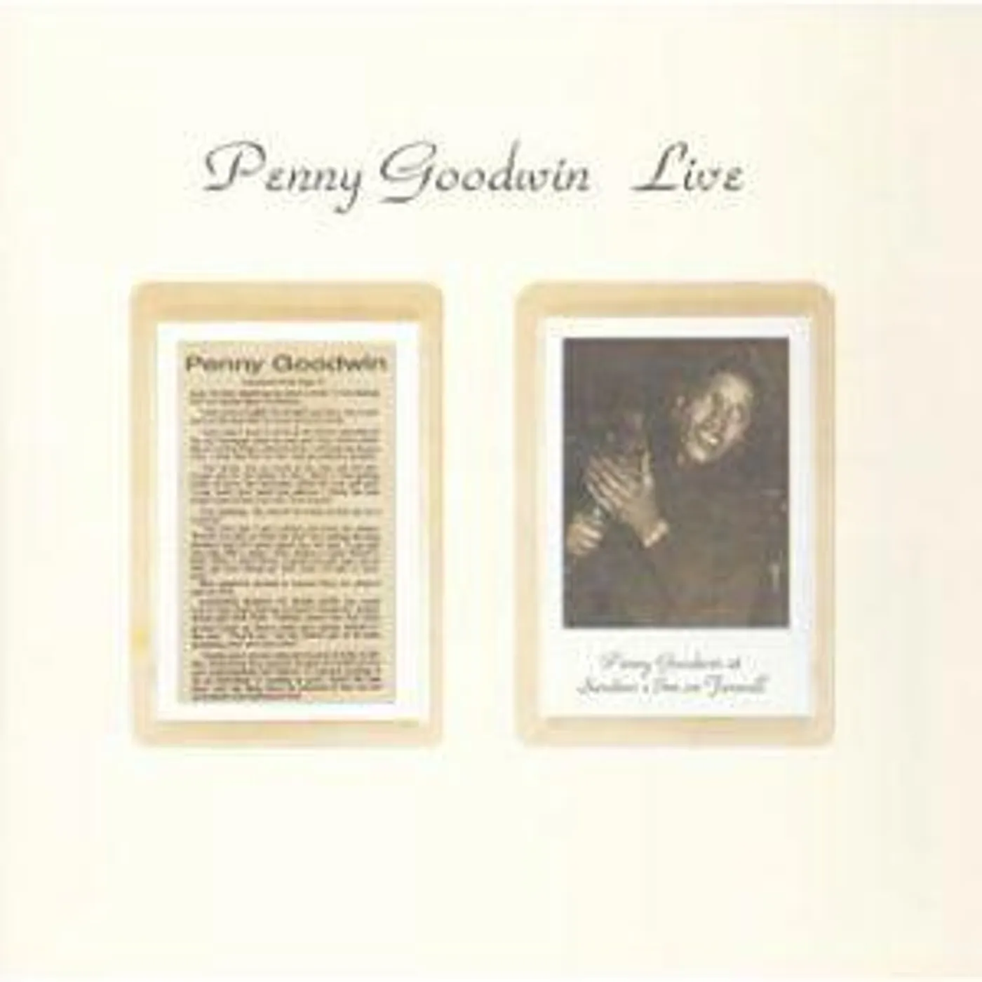 Penny Goodwin Live Vinyl Record