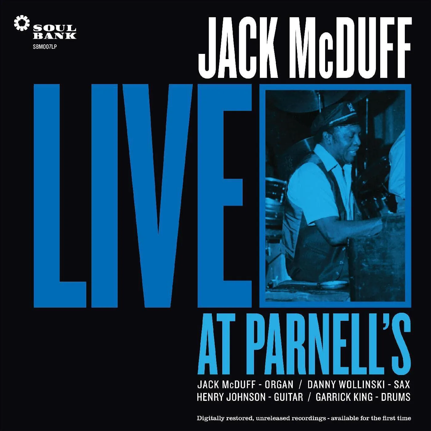 Jack McDuff Live At Parnell's Vinyl Record