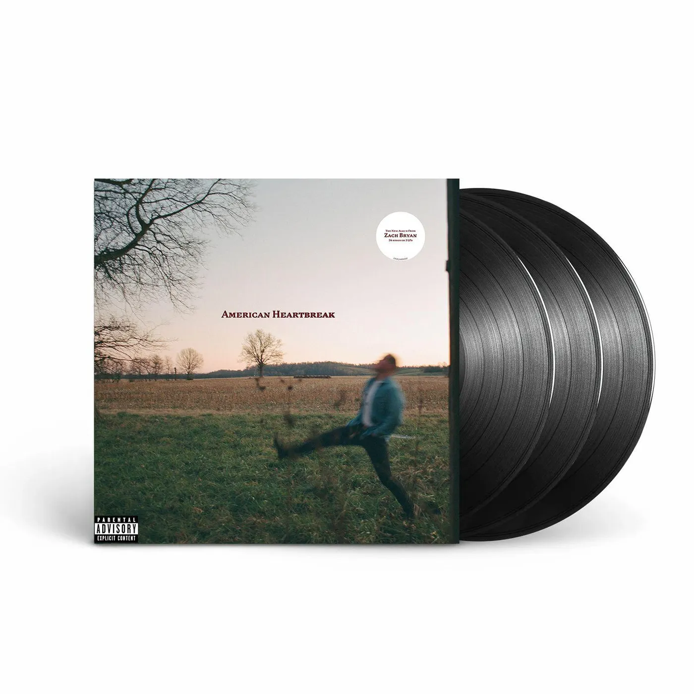 Zach Bryan American Heartbreak (3LP) Vinyl Record