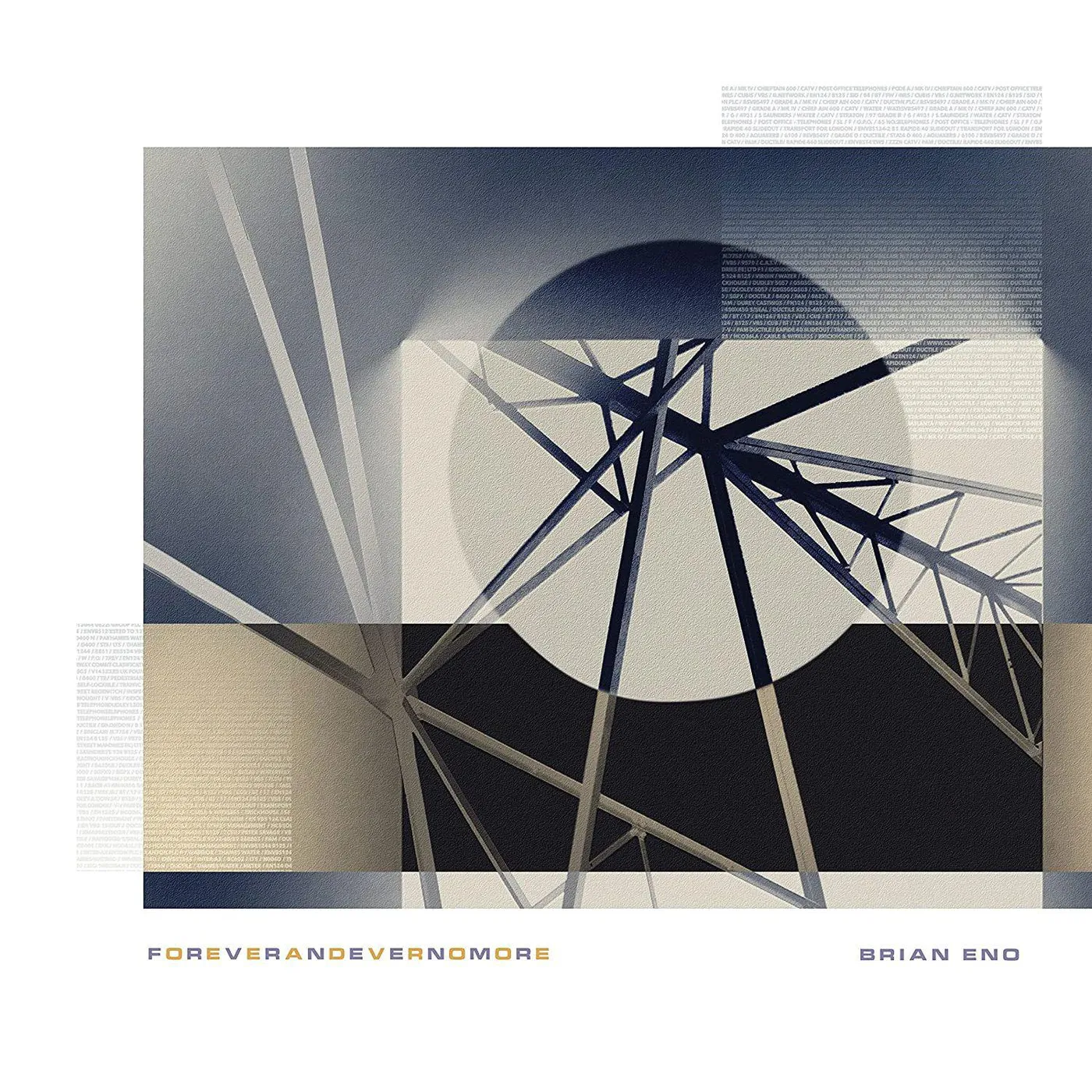 Brian Eno FOREVERANDEVERNOMORE vinyl record
