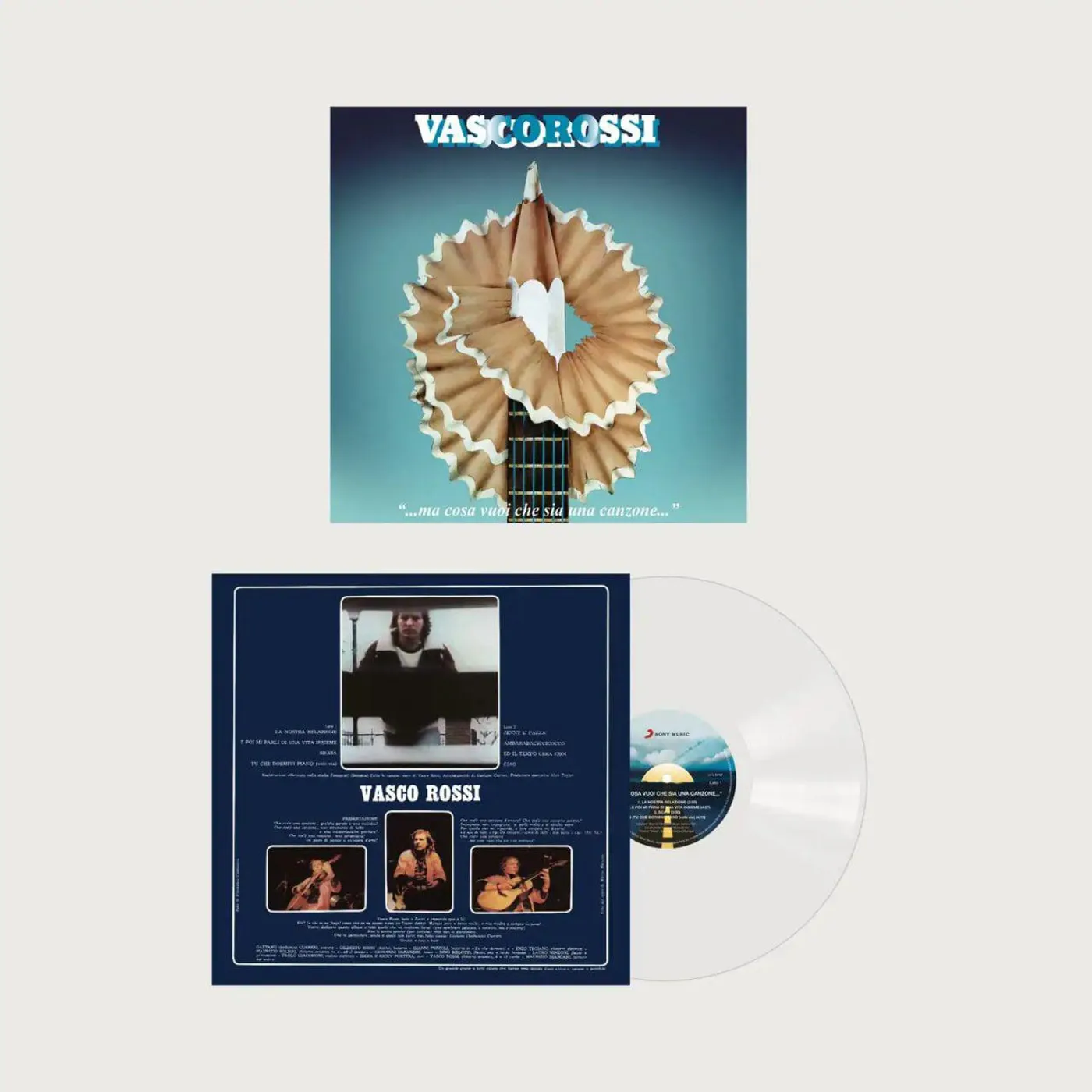 Vasco Rossi Ma Cosa Vuoi Che Sia Una Canzone (White) Vinyl Record
