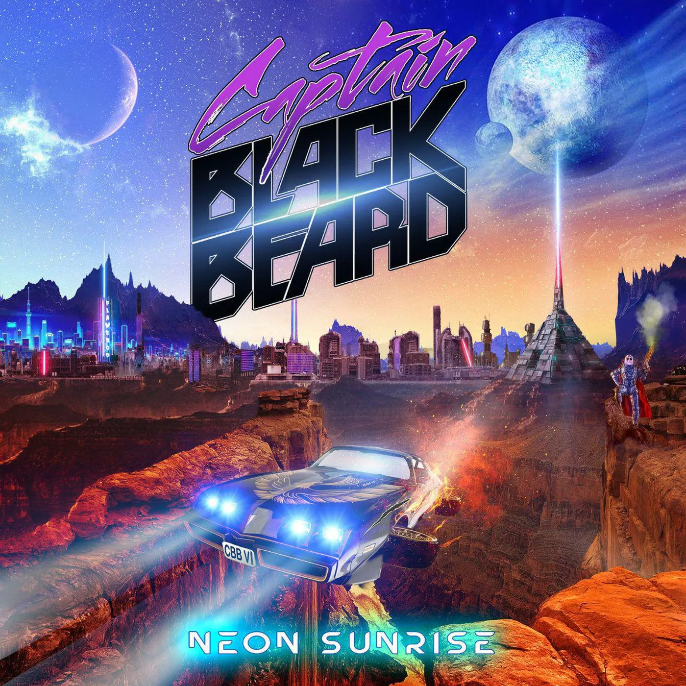 Captain Black Beard NEON SUNRISE Vinyl Record