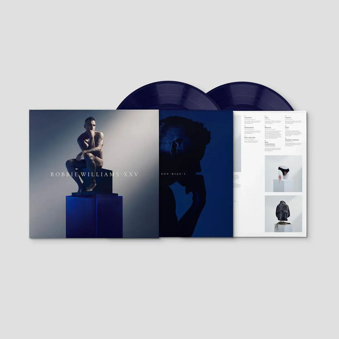 Robbie Williams XXV (Transparent Blue / 2LP) Vinyl Record